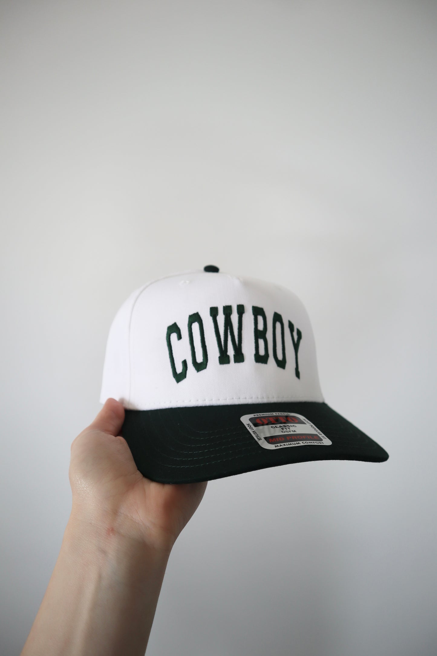 Embroidered 'Cowboy' Hat, Unisex, Adult