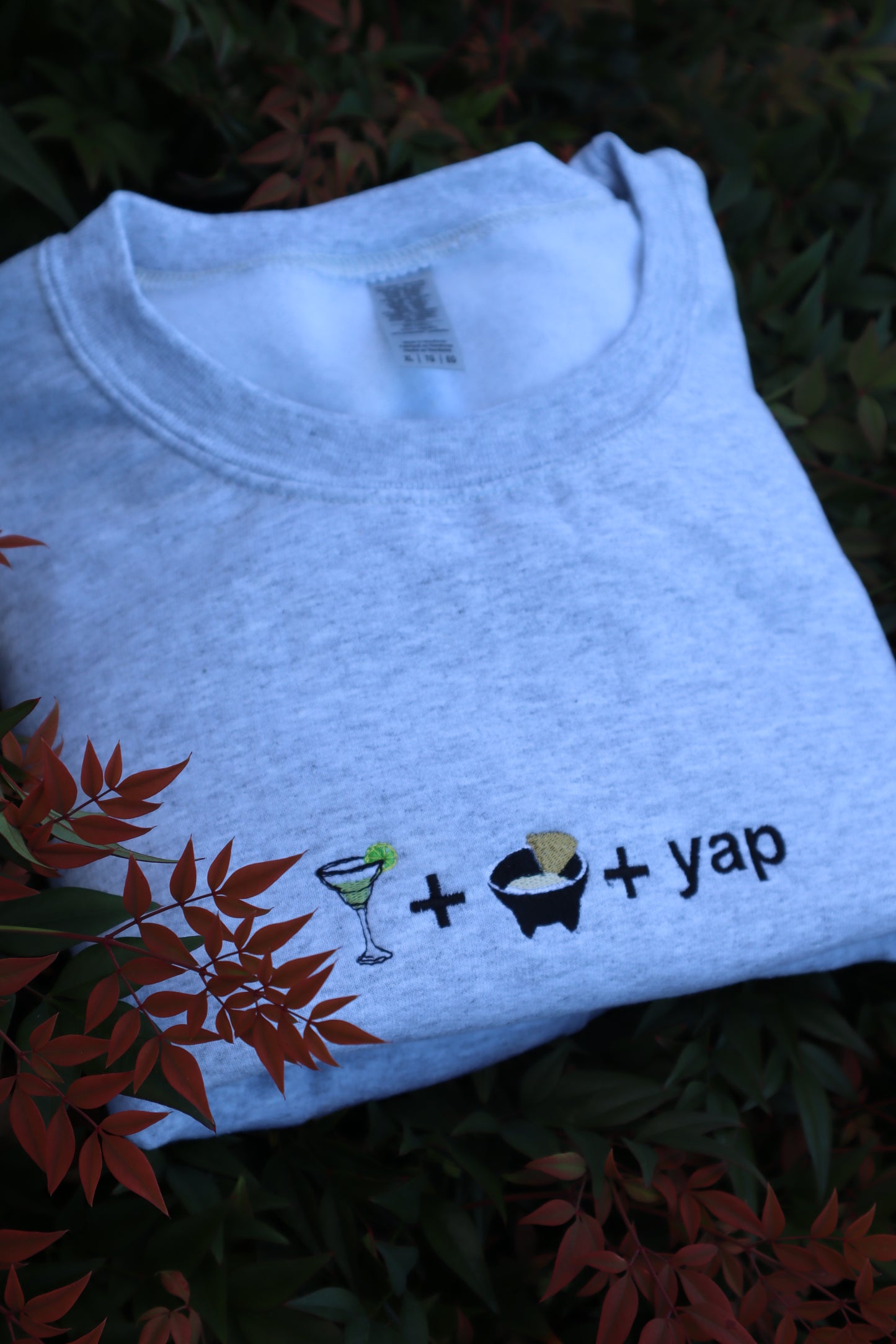 Embroidered 'This and Yap' Hoodie or Crew Neck, Long Sleeve, Classic fit, Unisex, Adult
