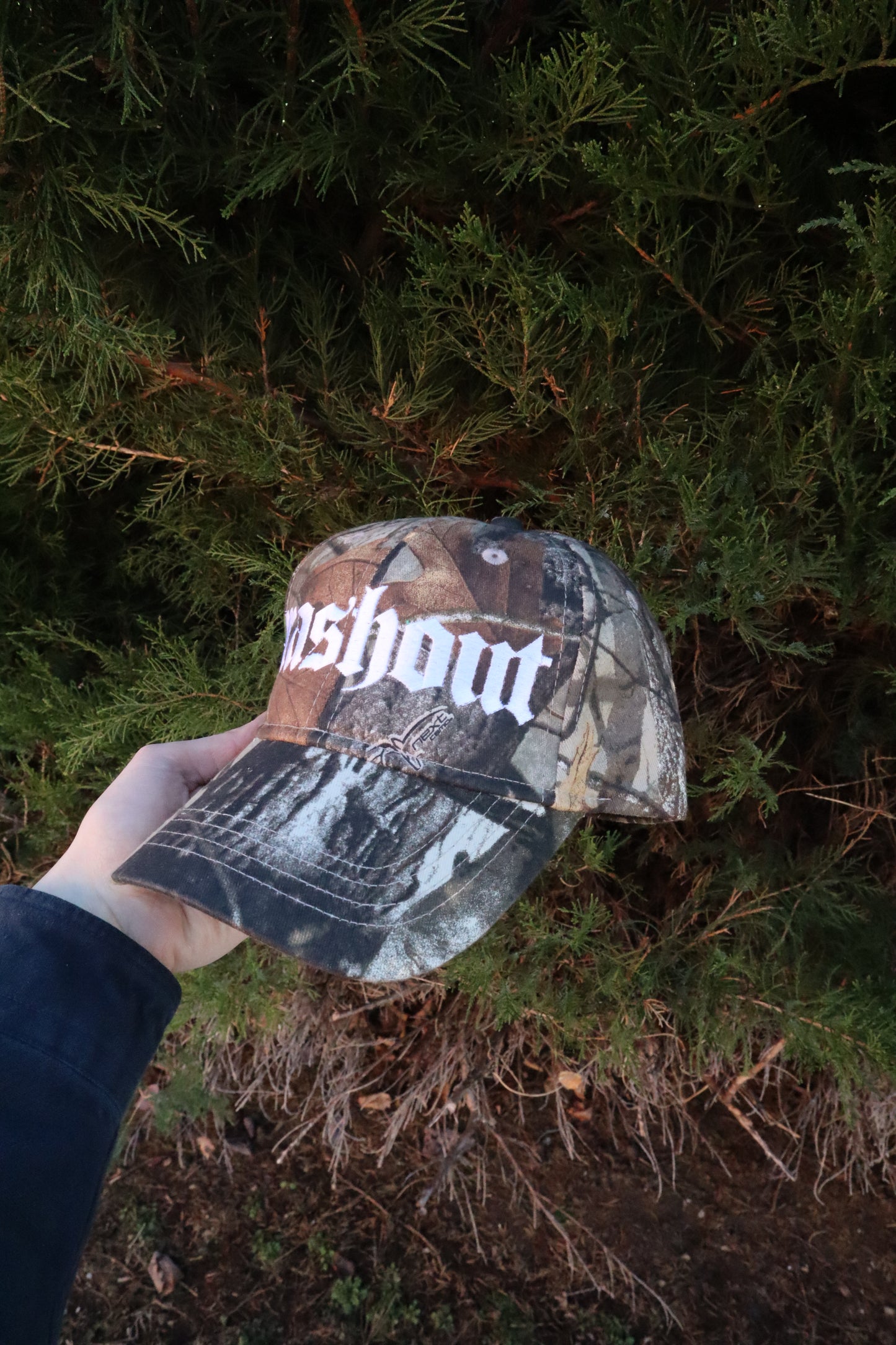 Embroidered 'crashout' Camo Hat, Unisex, OSFM, Adult