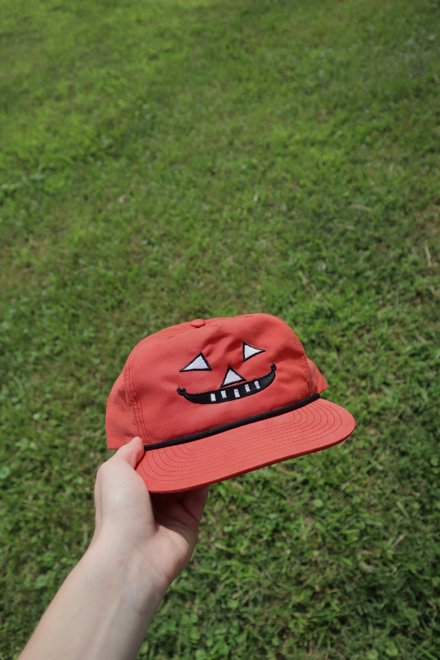 Pumpkin Face Umpqua Gramps Cap, Unisex, Adult, Snapback Hat