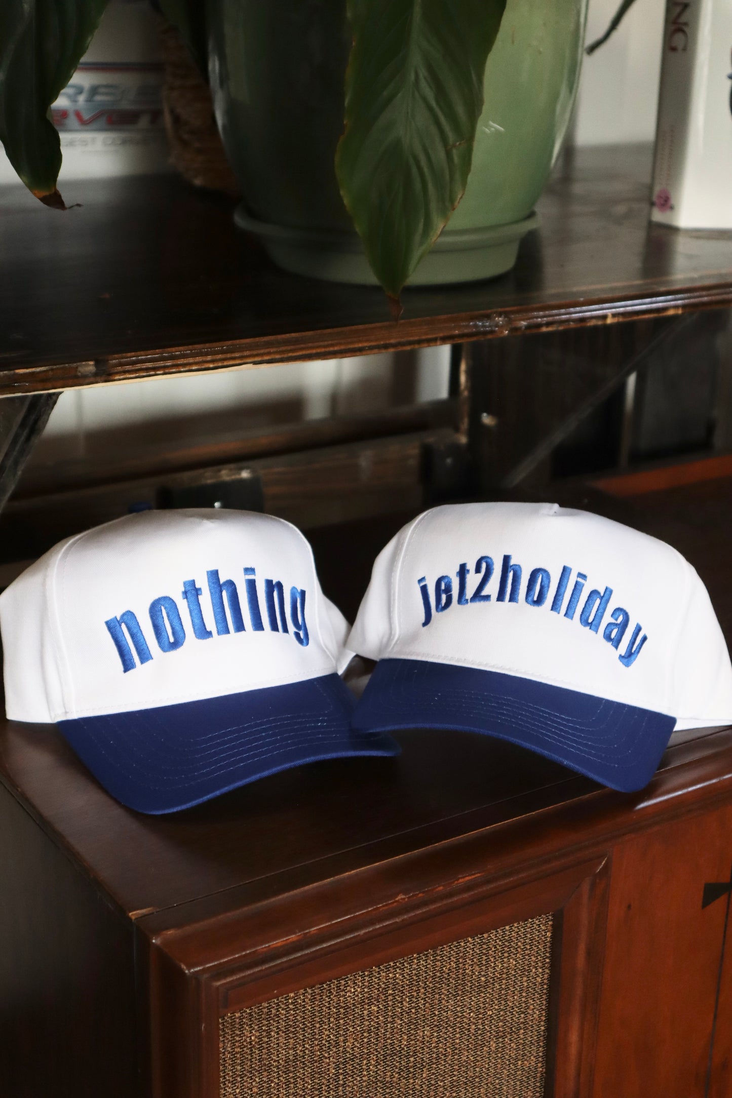Embroidered Single or Matching Set 'Nothing' '2Holiday' Hat, Unisex, Adult