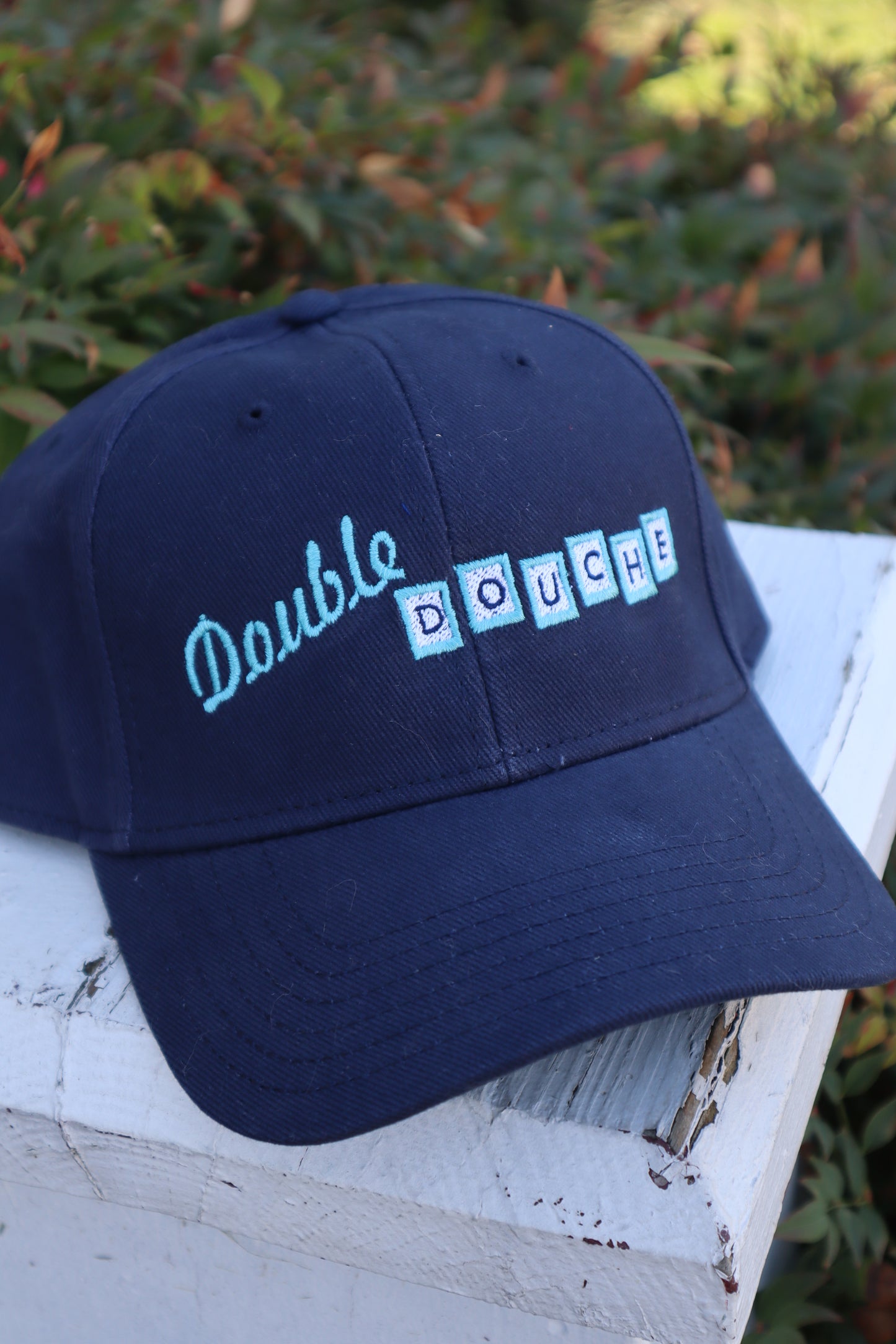 Embroidered Double Douche Parody Hat, Unisex, Adult