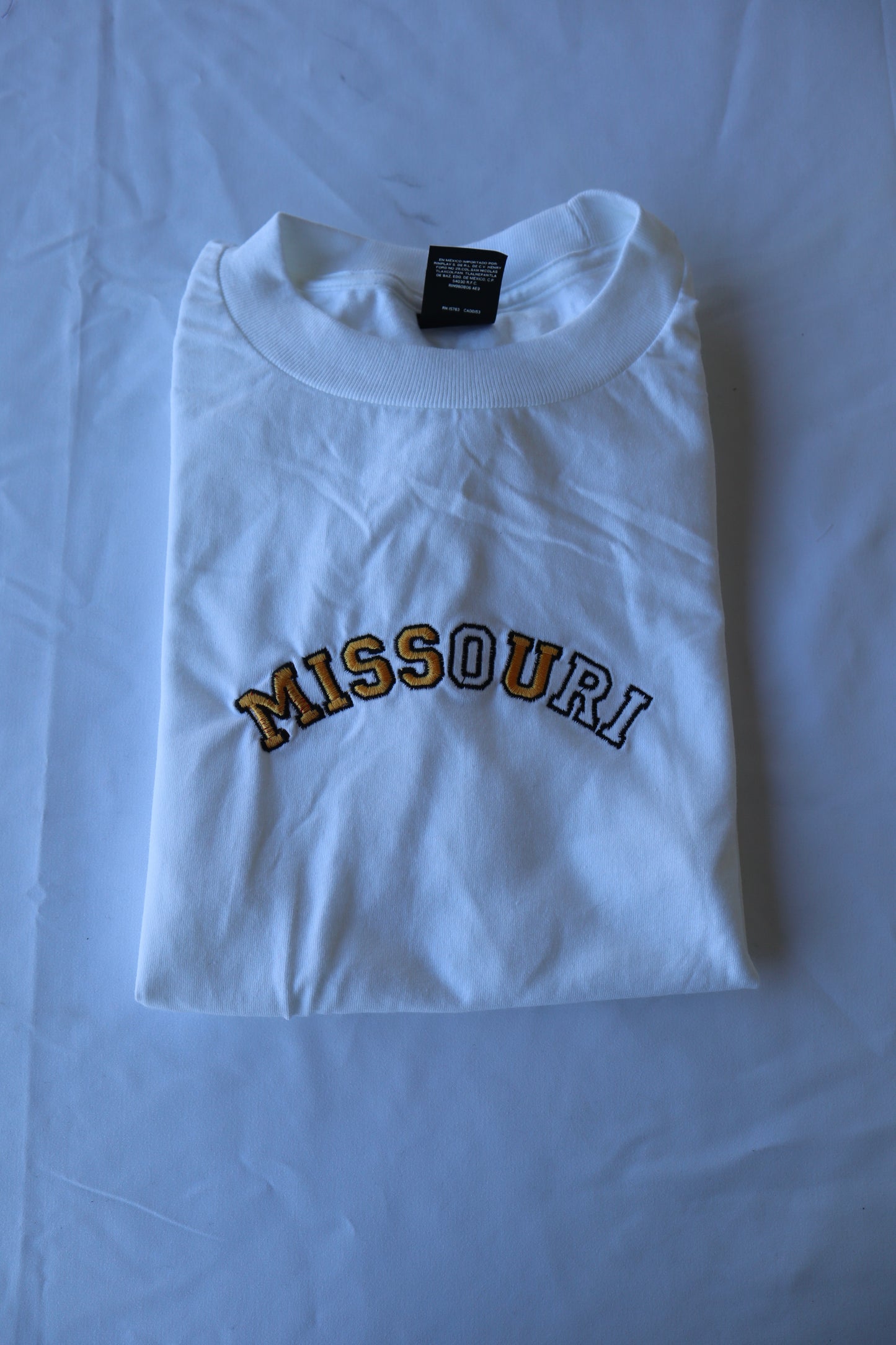 Embroidered Missouri Miss U Hoodie, Crew Neck Long Sleeve, Classic fit, Unisex, Adult