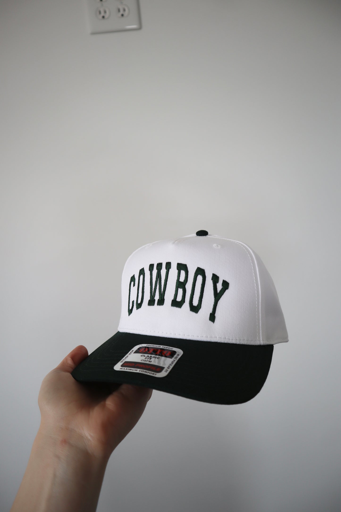 Embroidered 'Cowboy' Hat, Unisex, Adult