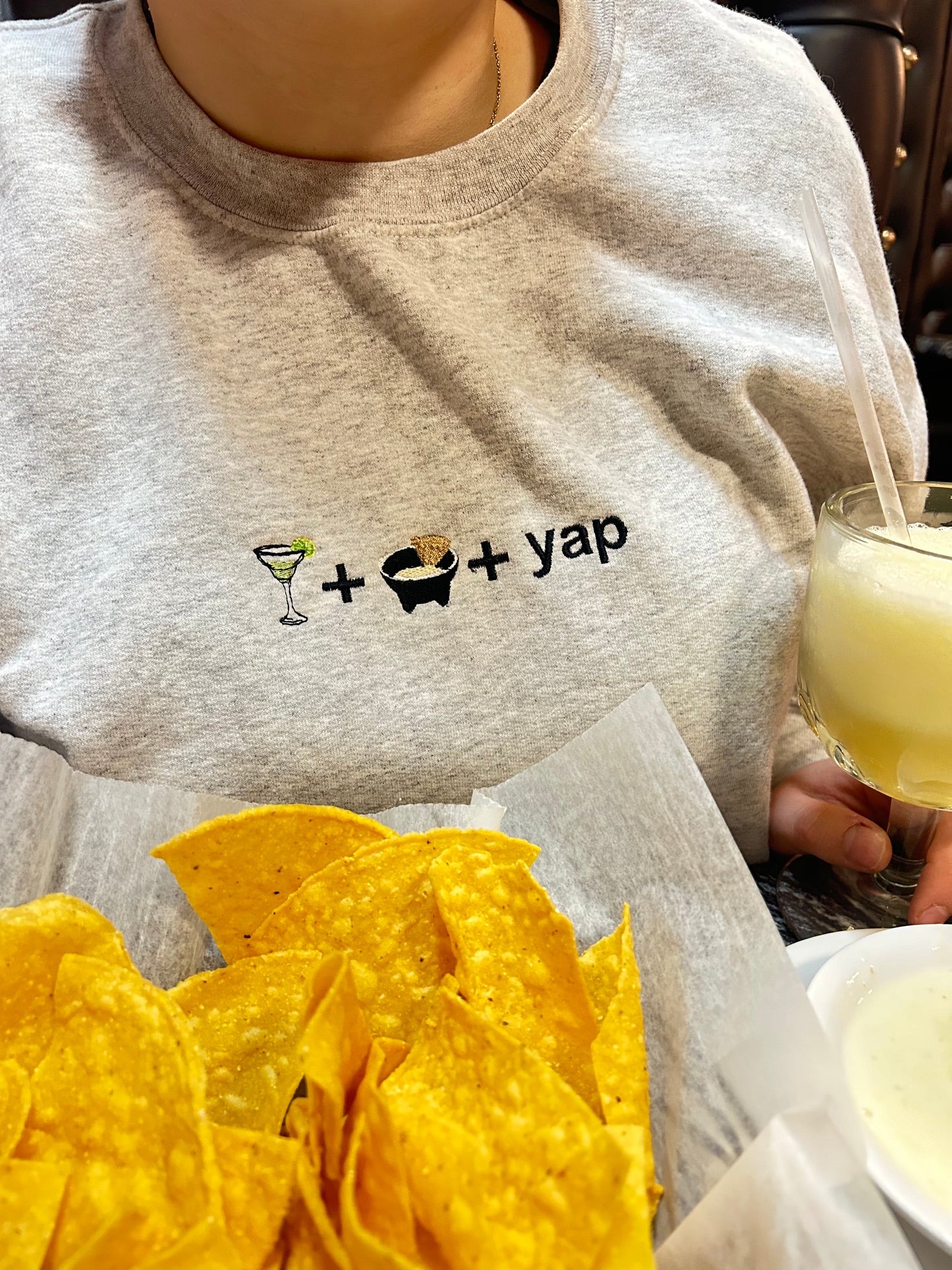Embroidered 'This and Yap' Hoodie or Crew Neck, Long Sleeve, Classic fit, Unisex, Adult
