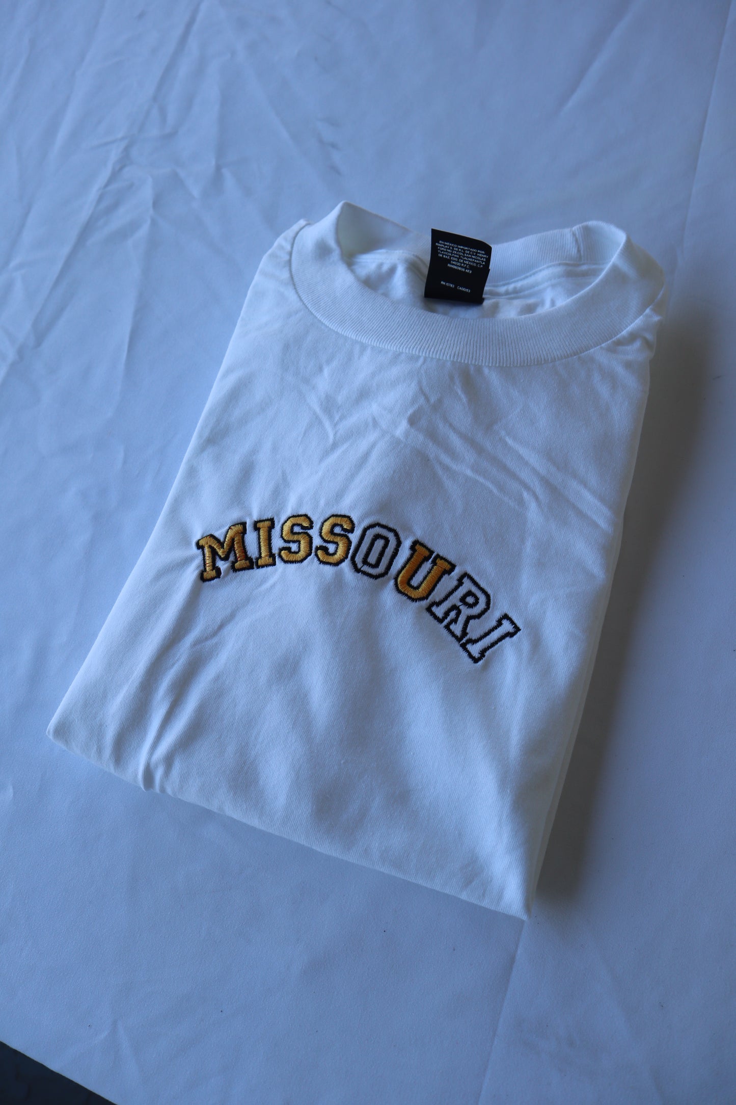 Embroidered Missouri Miss U Hoodie, Crew Neck Long Sleeve, Classic fit, Unisex, Adult