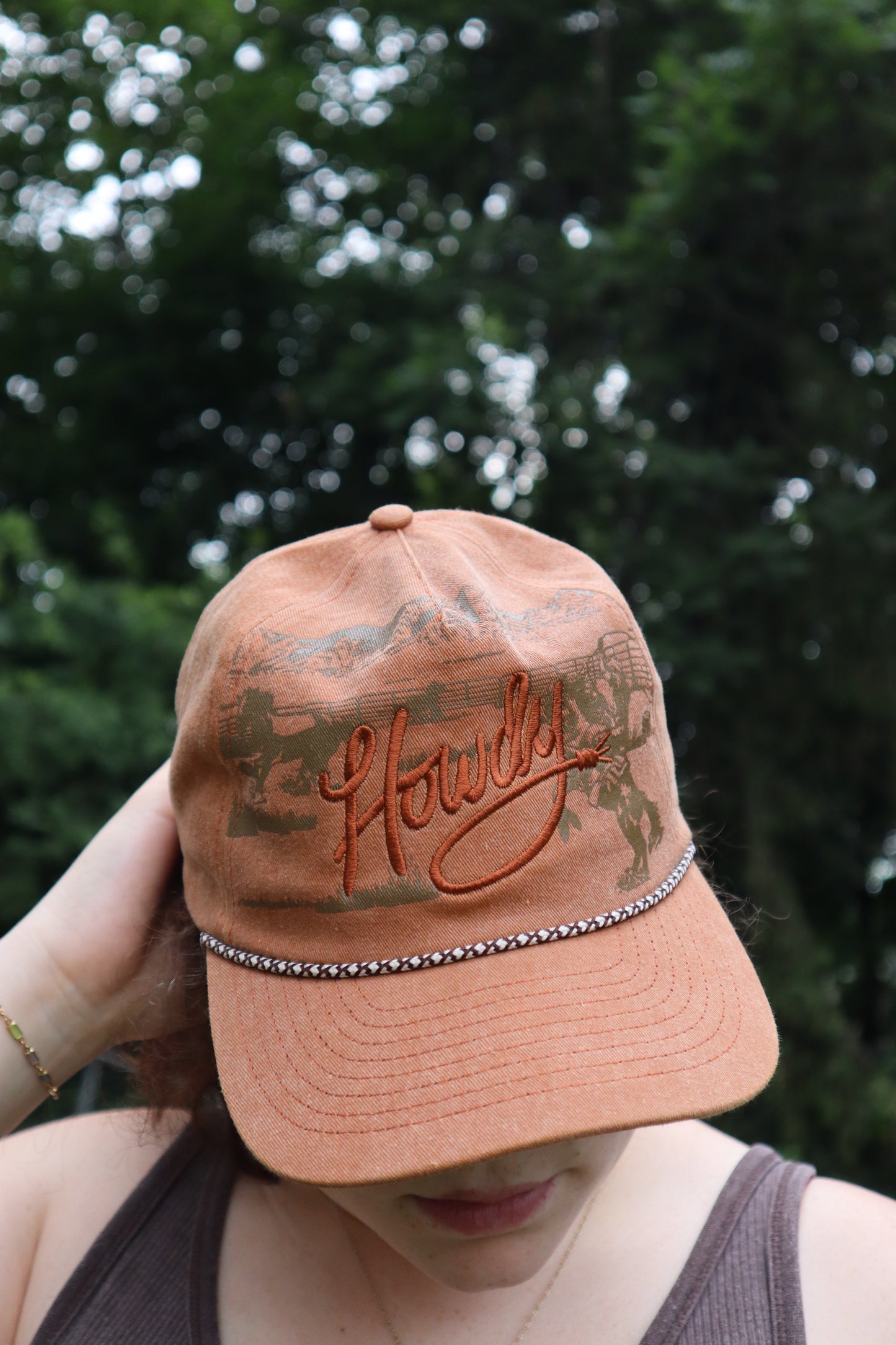 Faded Clay Howdy Horse Hat