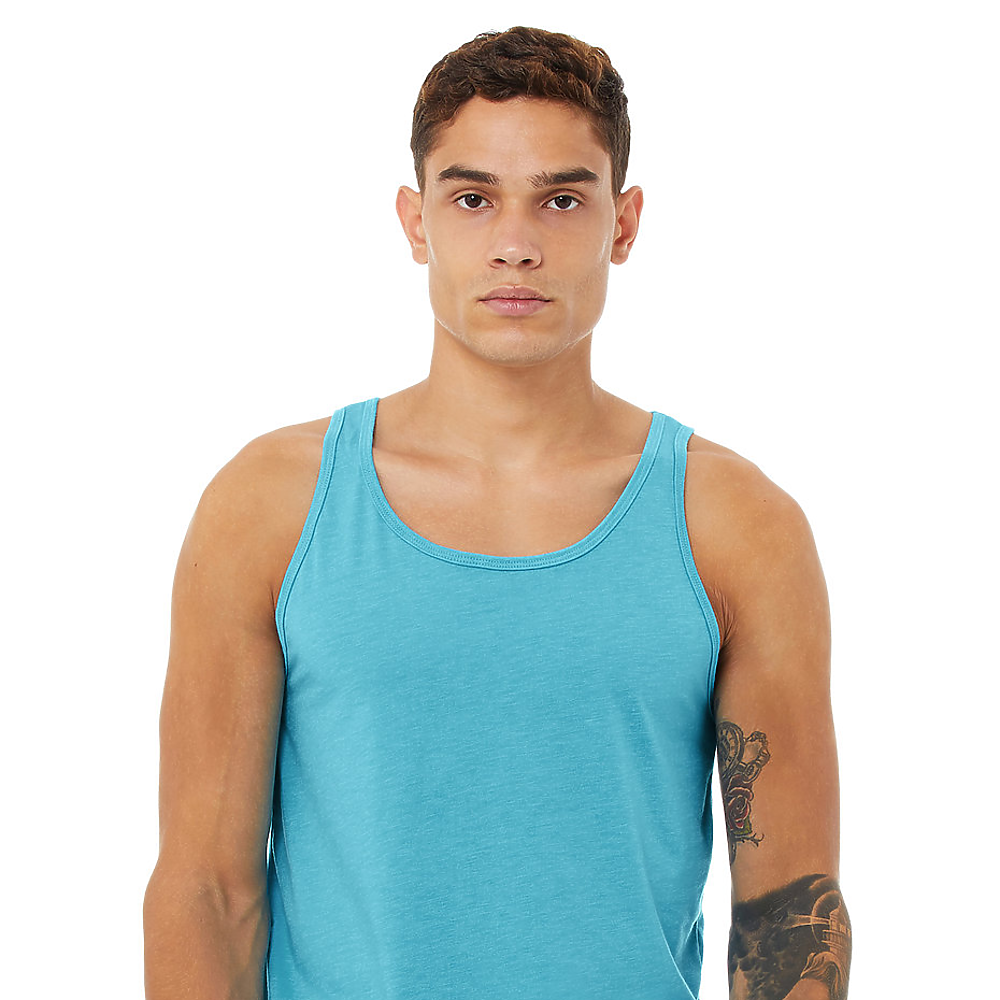 Tank Top Triblend Unisex 3.8 Ounce. Embroidery Custom Request.
