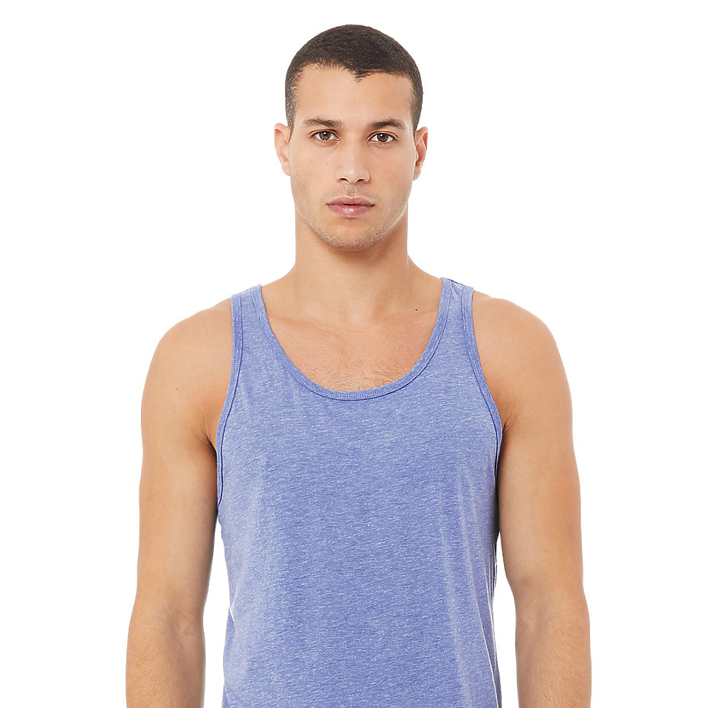 Tank Top Triblend Unisex 3.8 Ounce. Embroidery Custom Request.