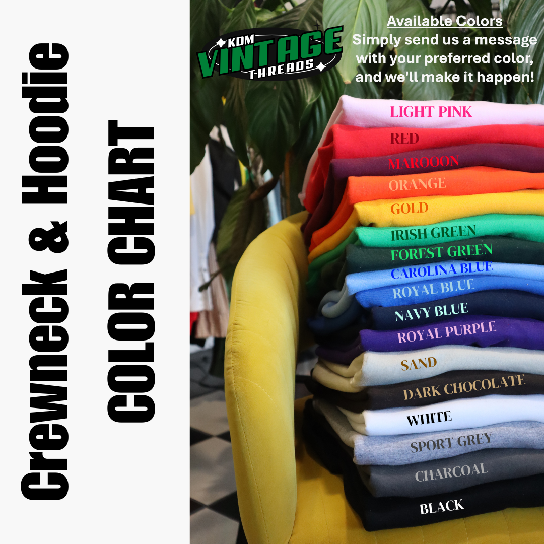 Embroidered 'Mental Health Matters Rainbow Hoodie or Crew Neck, Long Sleeve, Classic fit, Unisex, Adult
