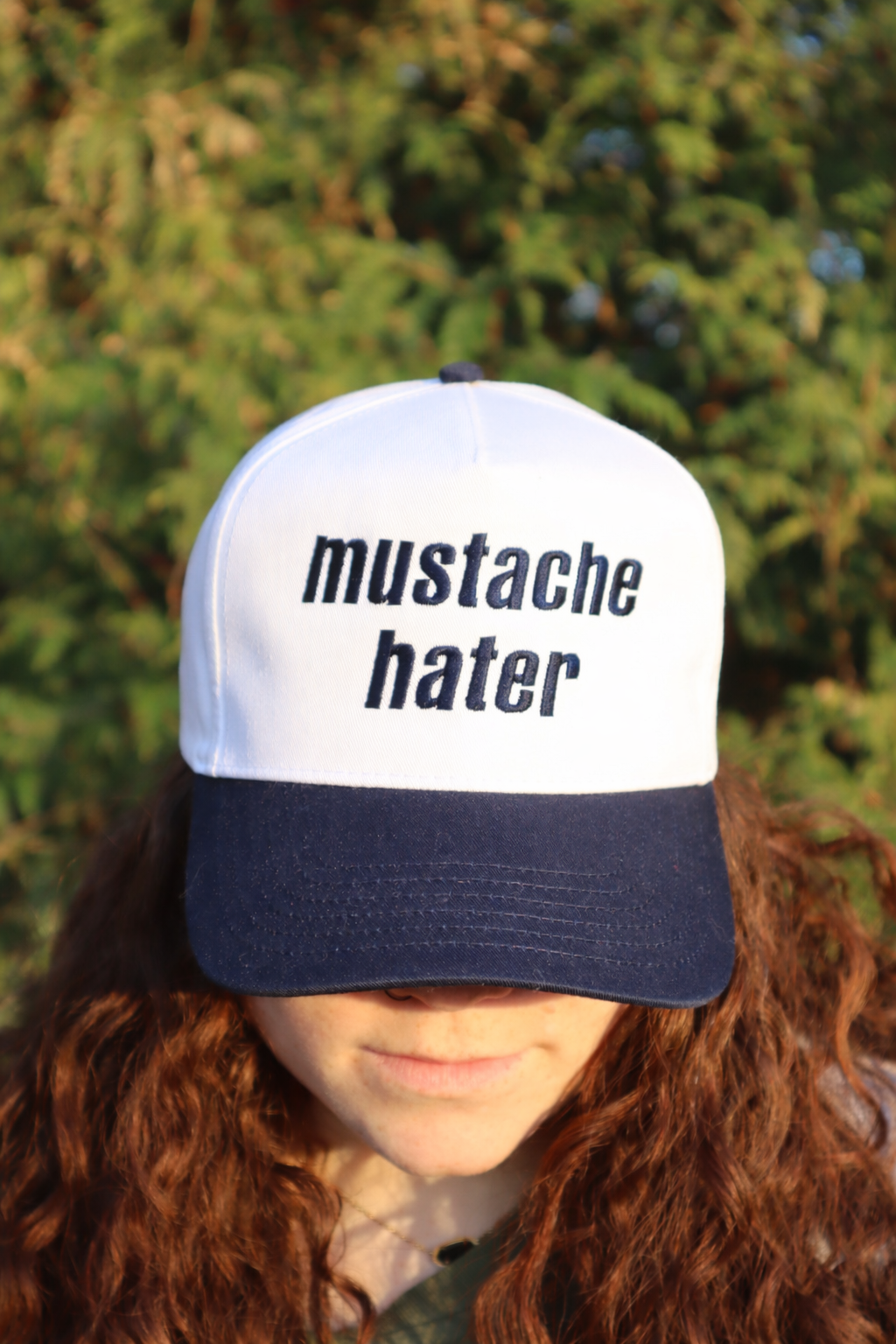Embroidered Choice of Mustache Embroidered Hats, Unisex, Adult