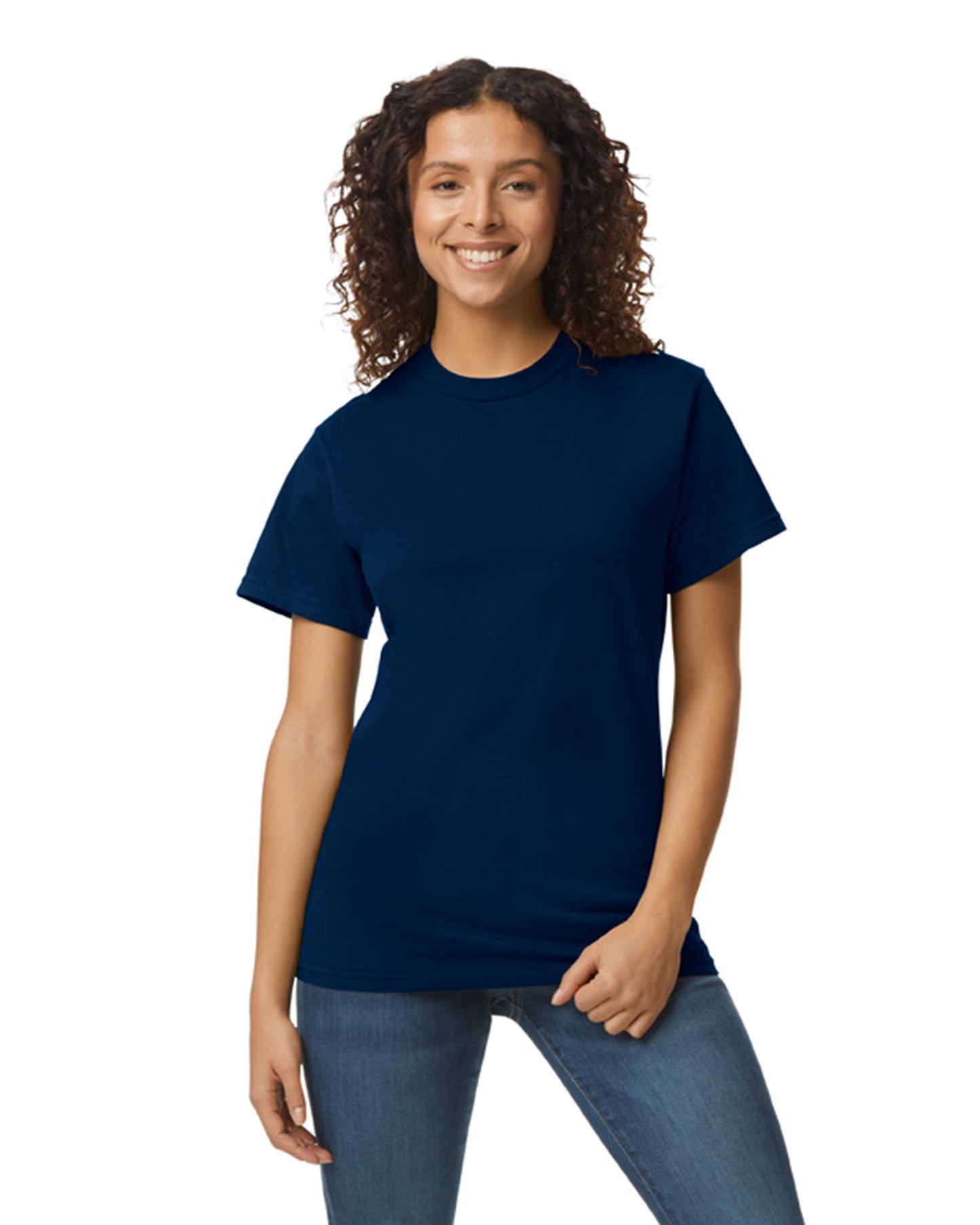 Embroidered 'Unemployed & Beautiful' T-Shirt, Short Sleeve, Classic fit, Unisex, Adult
