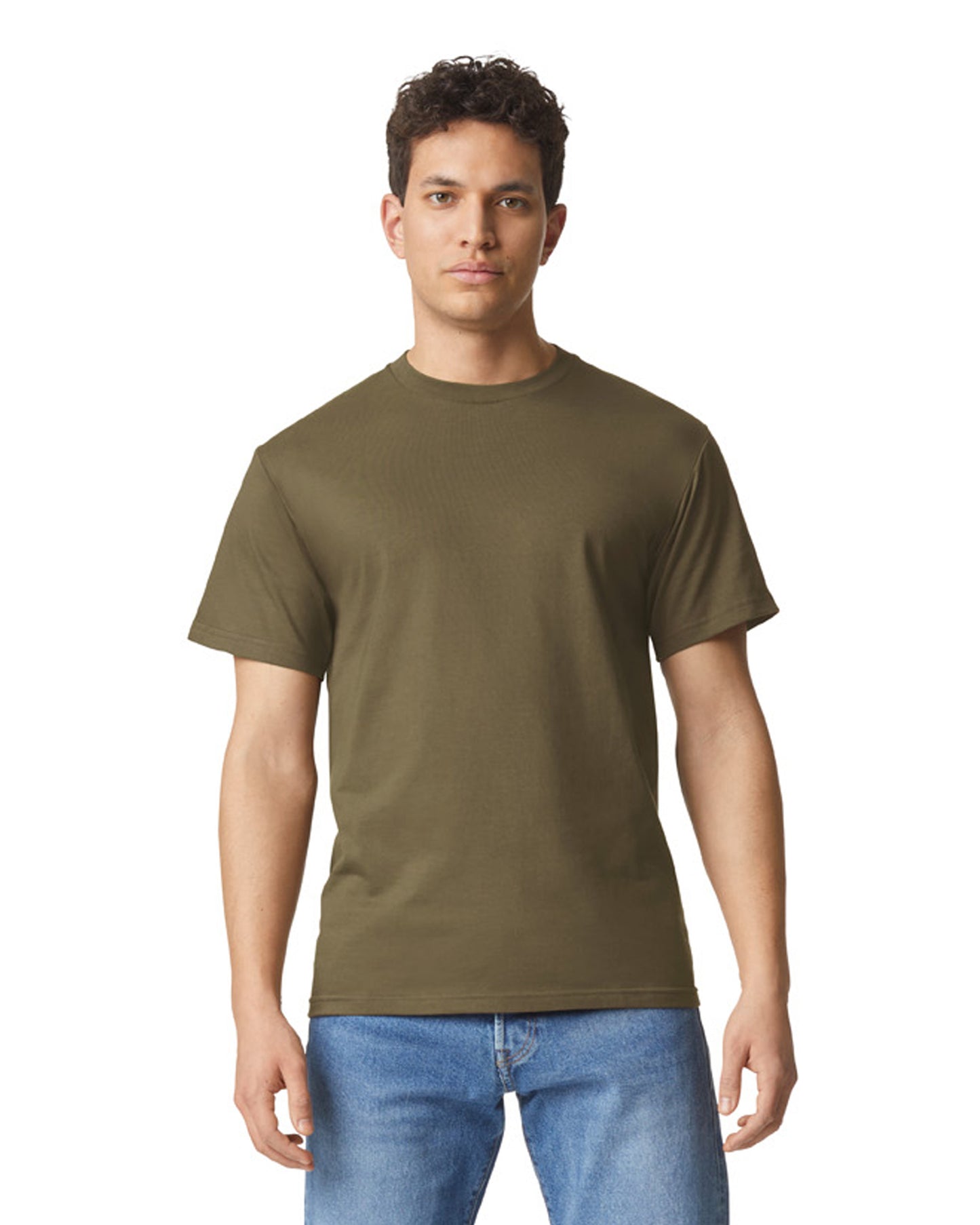 Embroidered 'Unemployed & Beautiful' T-Shirt, Short Sleeve, Classic fit, Unisex, Adult