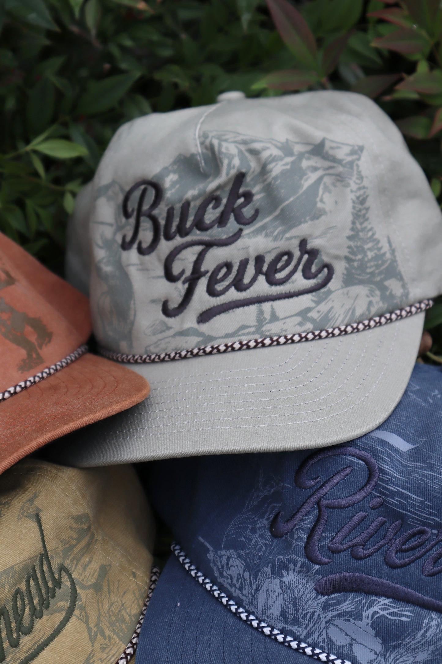 Faded Cream/Grey Buck Fever Hunting Hat