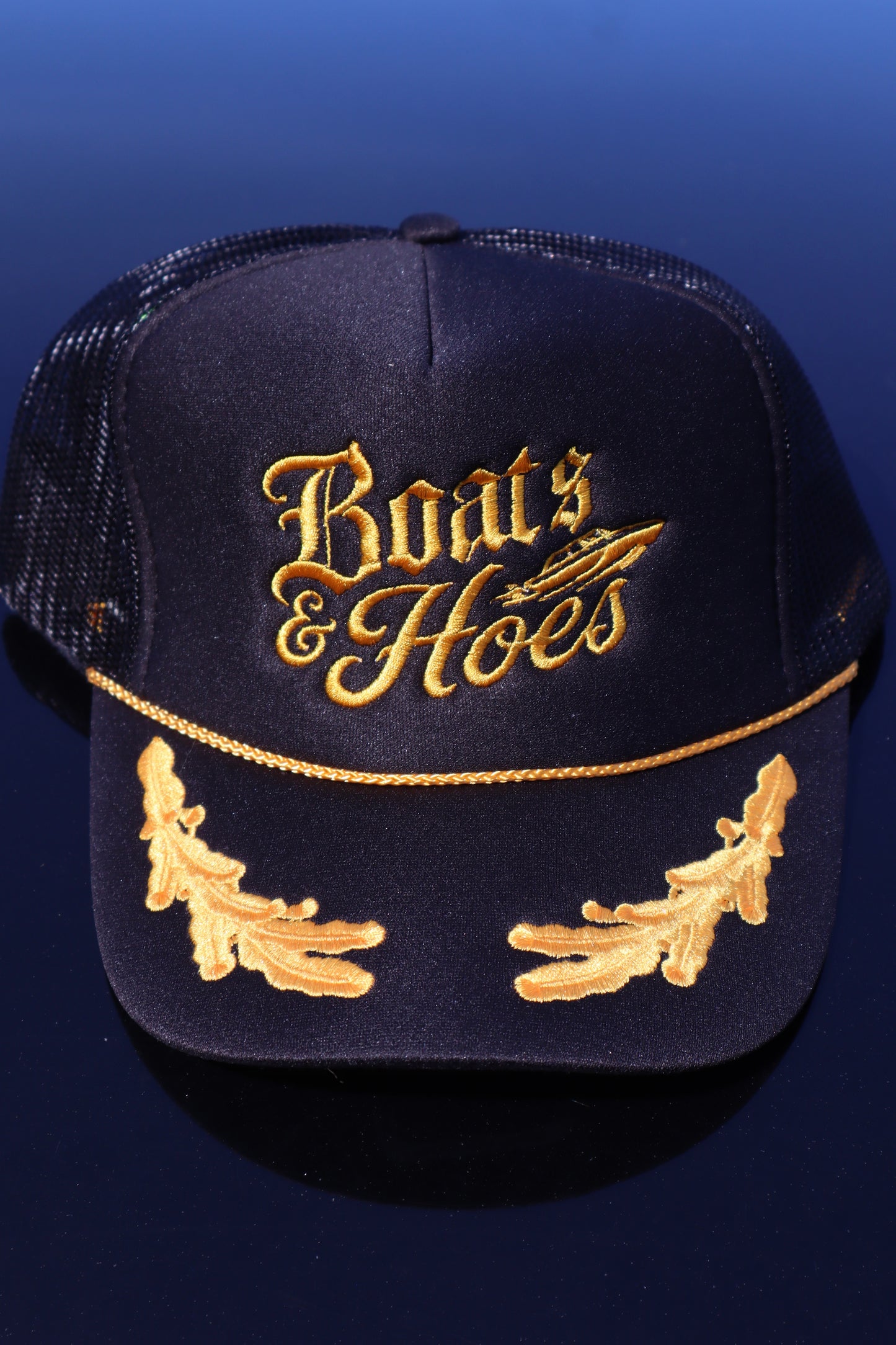Embroidered 'Boats and Ho' Hat, Unisex, Adult
