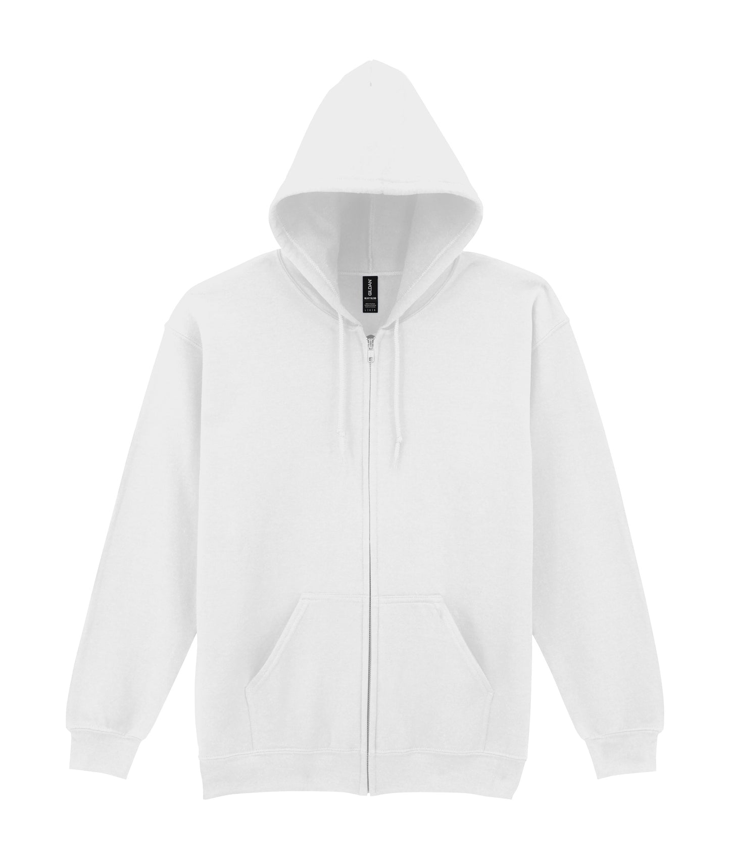 Embroidered Dear person behind me, You are enough, Full Zipper Hooded Sweatshirt, Long Sleeve, Classic fit, Unisex, Adult