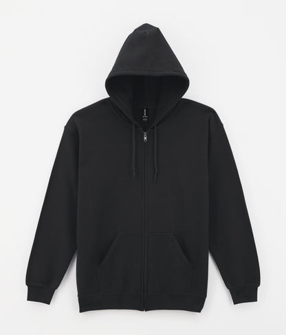 Embroidered Dear person behind me, You are enough, Full Zipper Hooded Sweatshirt, Long Sleeve, Classic fit, Unisex, Adult