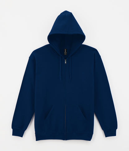 Embroidered Dear person behind me, You are enough, Full Zipper Hooded Sweatshirt, Long Sleeve, Classic fit, Unisex, Adult