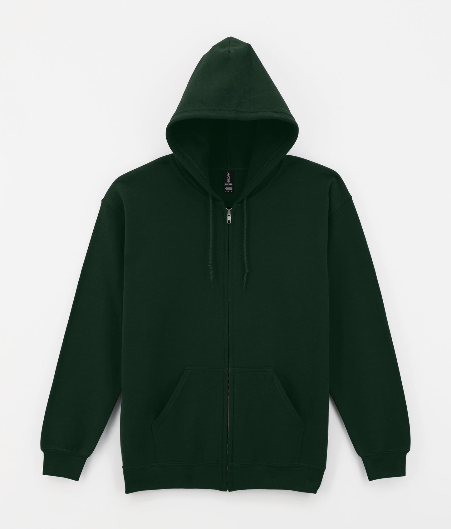 Embroidered Dear person behind me, You are enough, Full Zipper Hooded Sweatshirt, Long Sleeve, Classic fit, Unisex, Adult