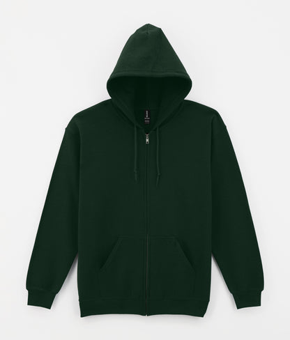 Embroidered Dear person behind me, You are enough, Full Zipper Hooded Sweatshirt, Long Sleeve, Classic fit, Unisex, Adult