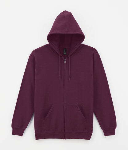 Embroidered Dear person behind me, You are enough, Full Zipper Hooded Sweatshirt, Long Sleeve, Classic fit, Unisex, Adult