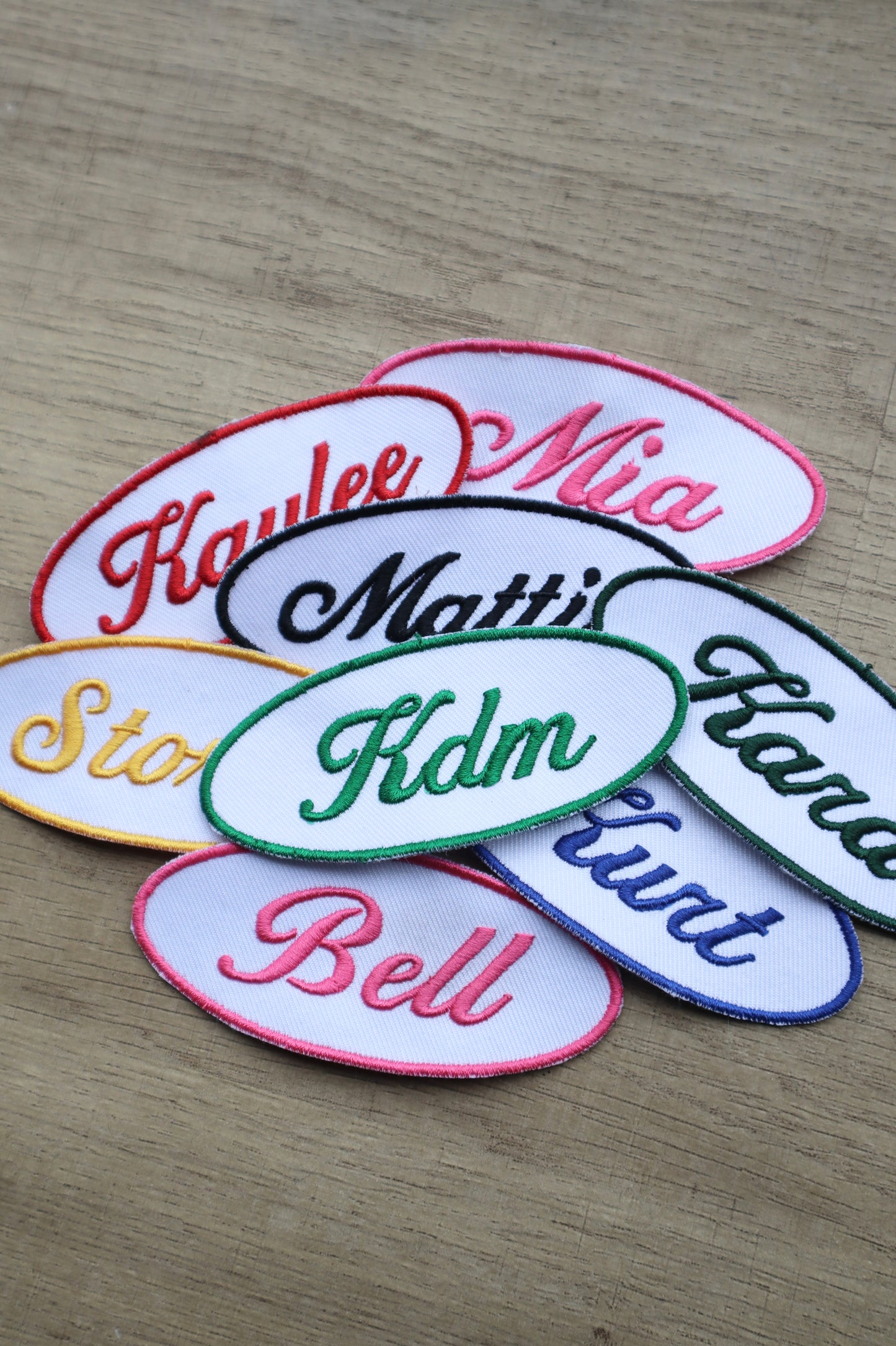 Custom Vintage Round Patch | Personalized Embroidered Patch | 3.5 Inch Retro Patch | Sew On