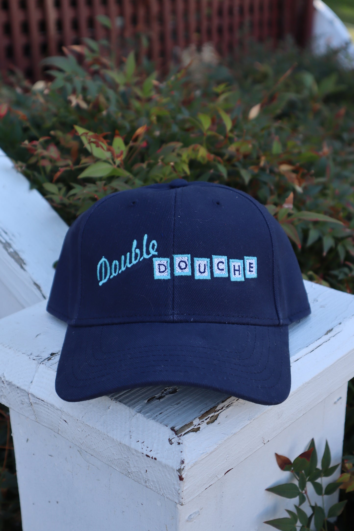 Embroidered Double Douche Parody Hat, Unisex, Adult