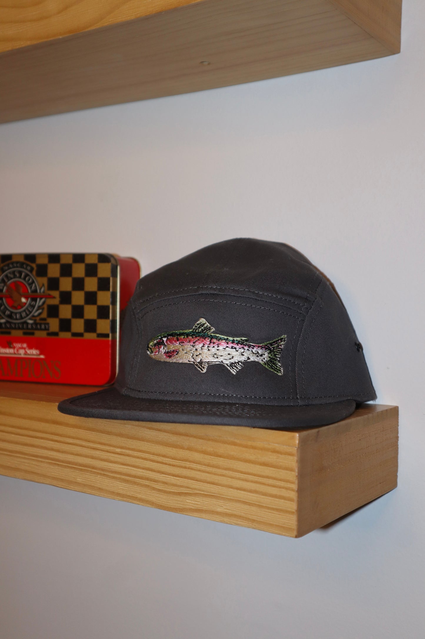 Embroidered Trout, Unisex, One Size Fits Most, Snapback Baseball Cap