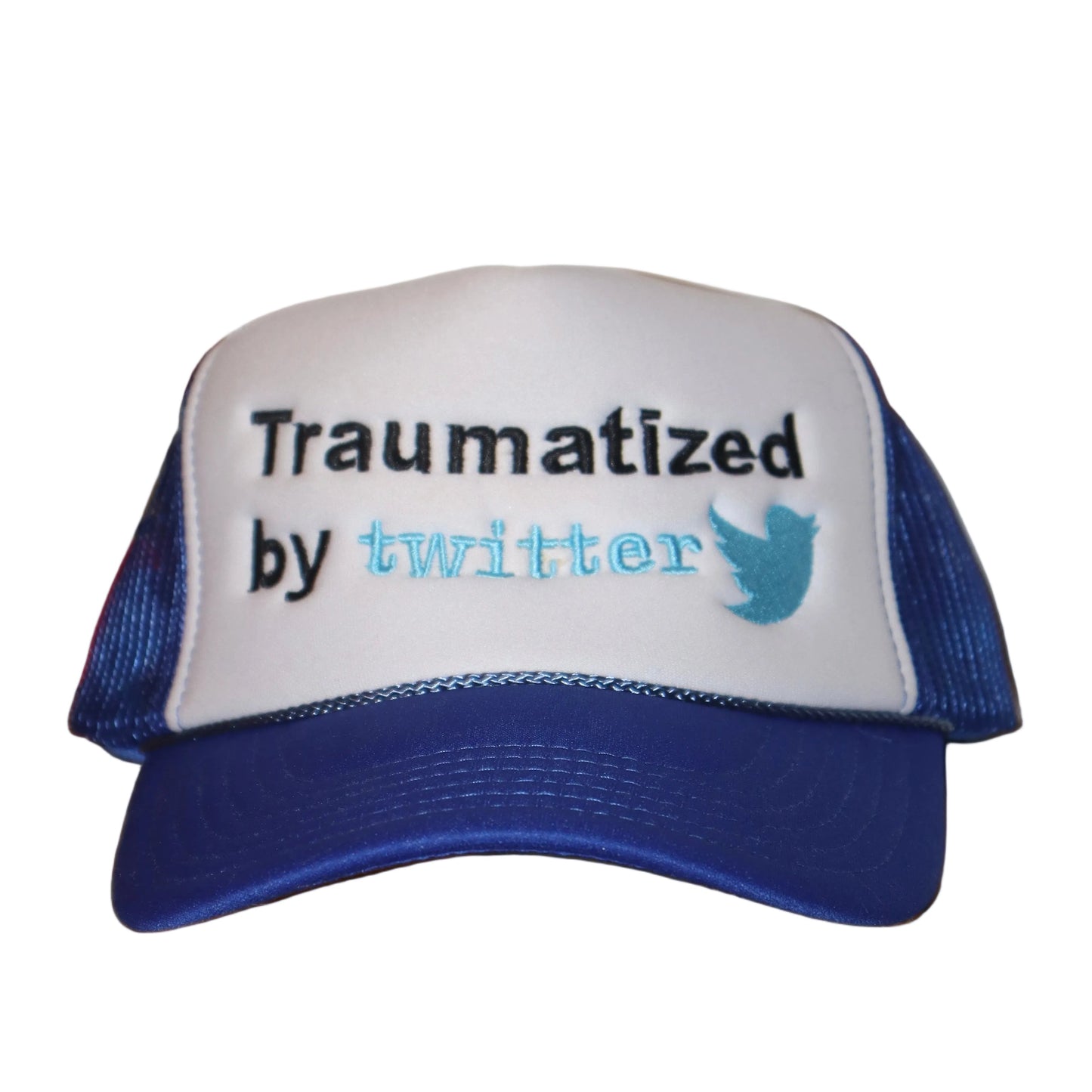 Embroidered Traumatized by Twitter, Unisex, One Size Fits Most, Snapback Baseball Cap