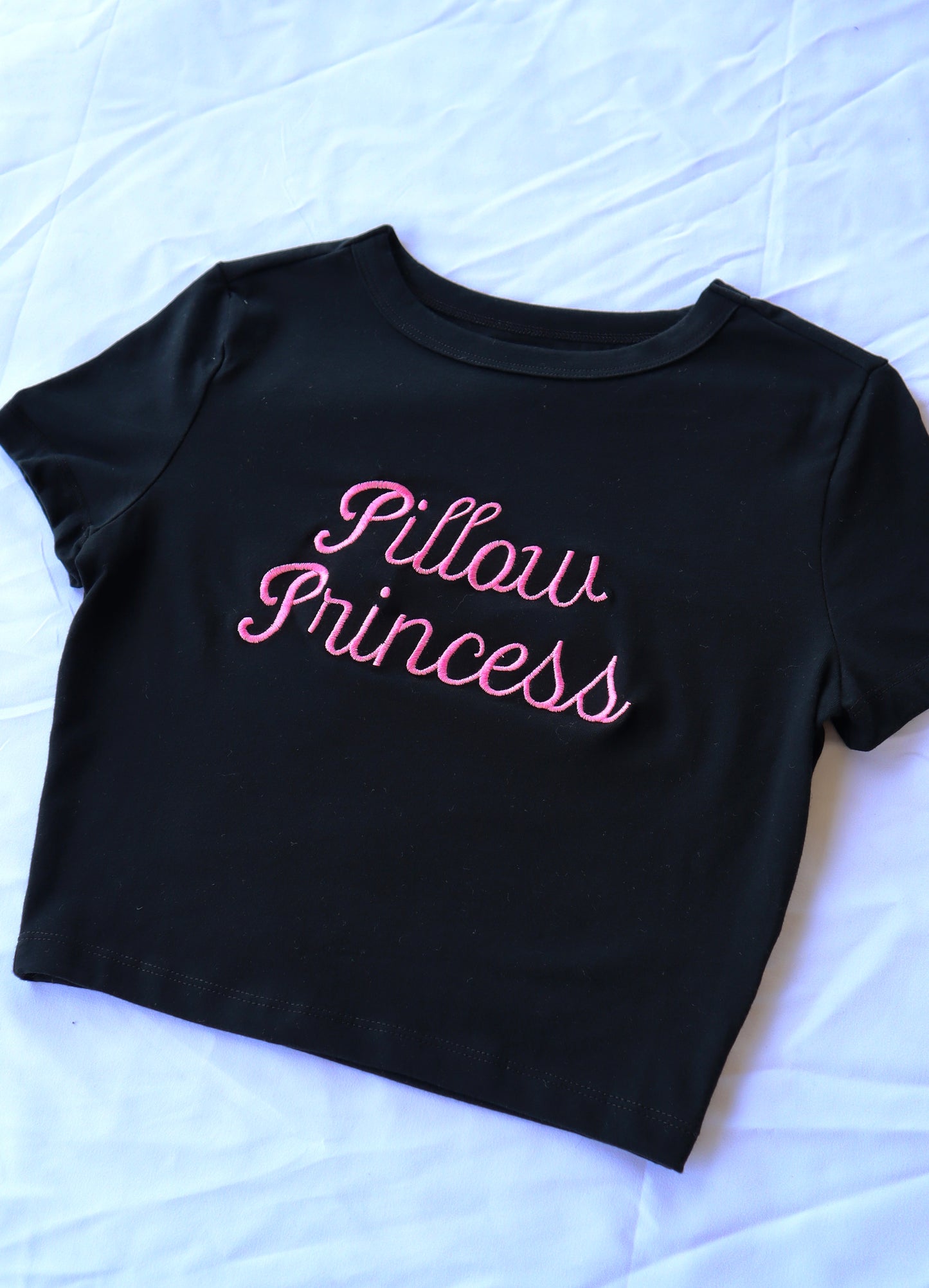 Embroidered Pillow Princess Baby Tee