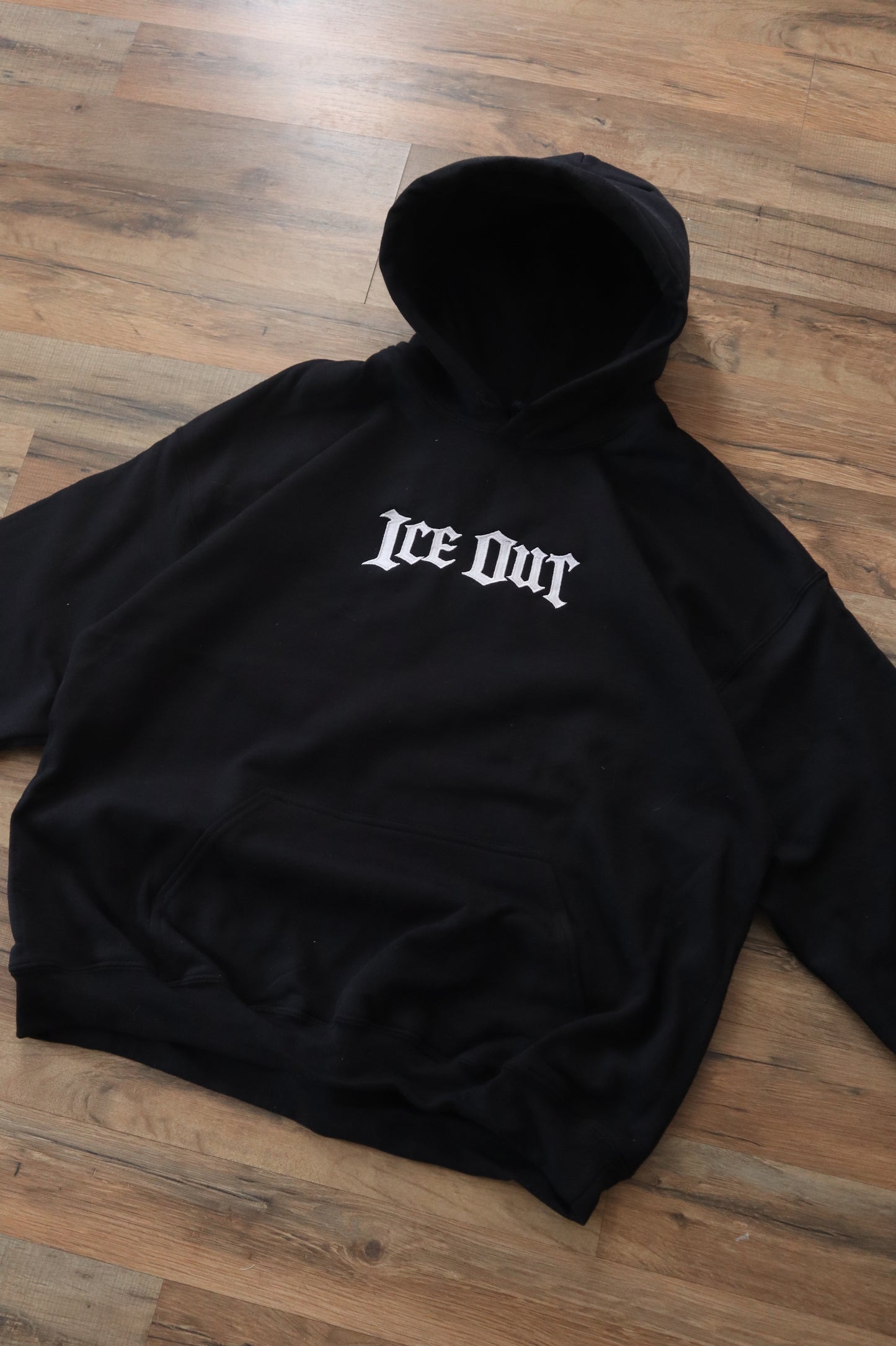 Embroidered 'Ice Out' Choice of T-Shirt, Baby Tee, Cropped Tank Top, Crewneck, Hoodie , Unisex, Adult