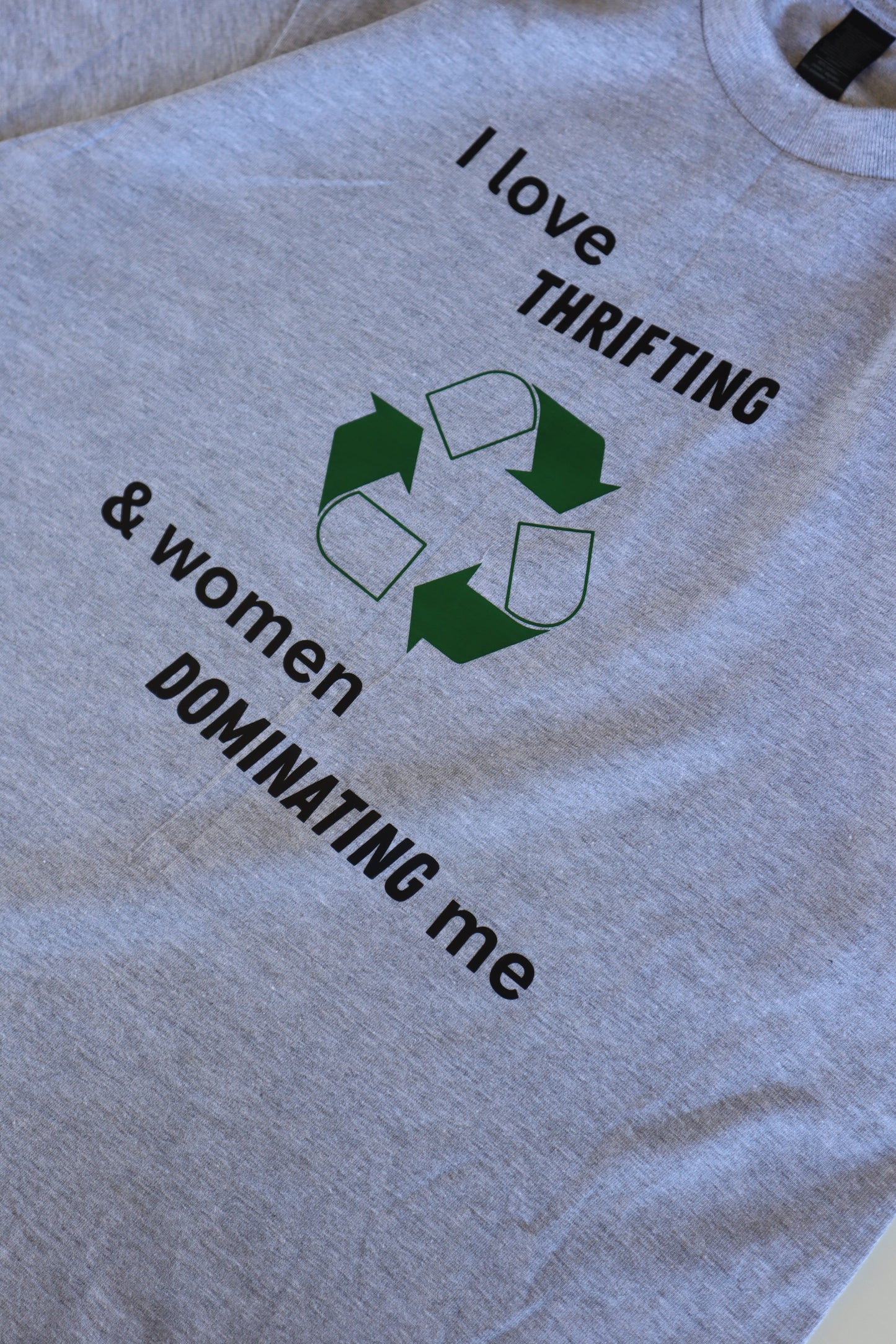 I Love Thrifting and Women Dominating Me Heavyweight T-shirt