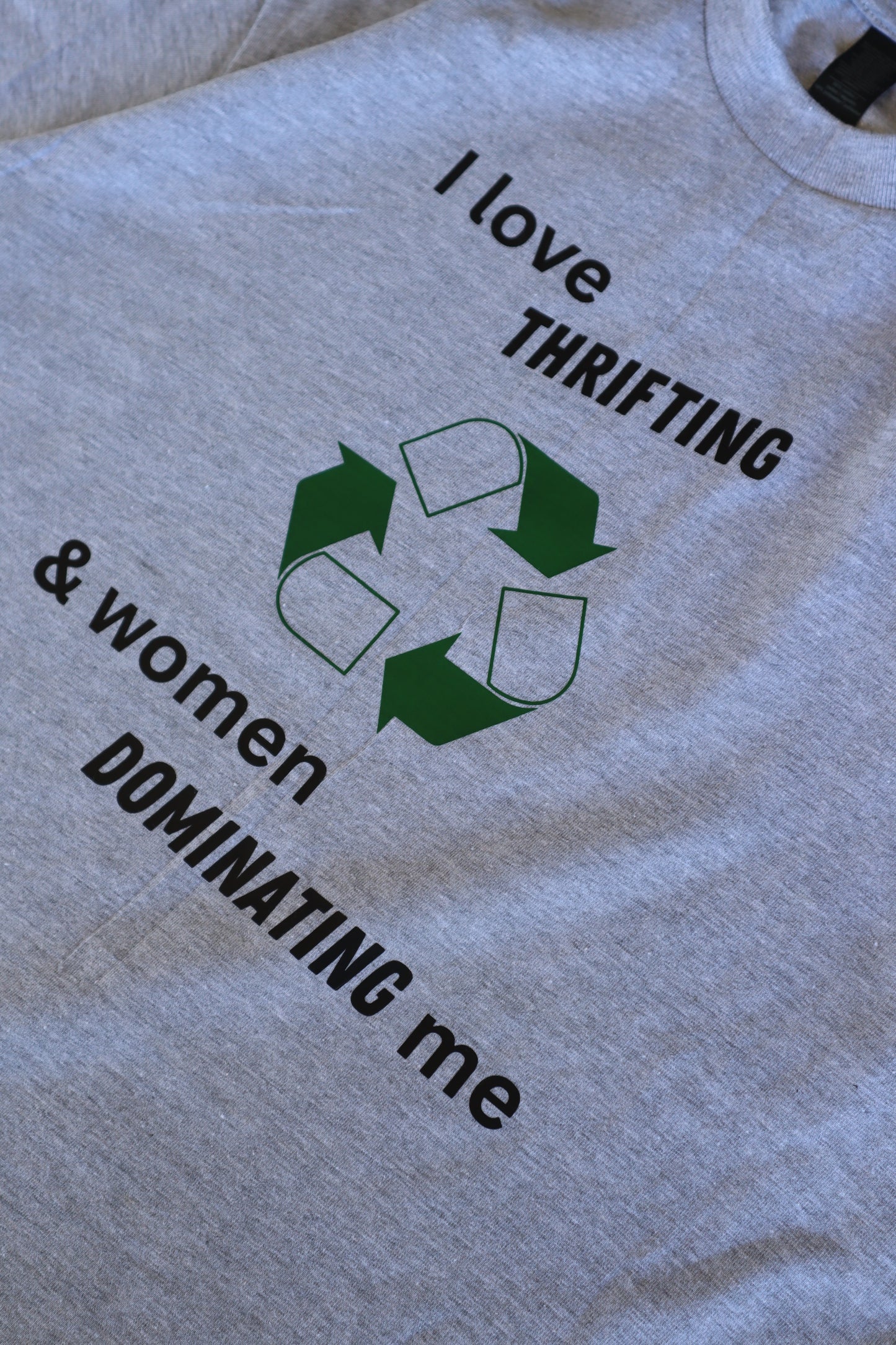 I Love Thrifting and Women Dominating Me Heavyweight T-shirt