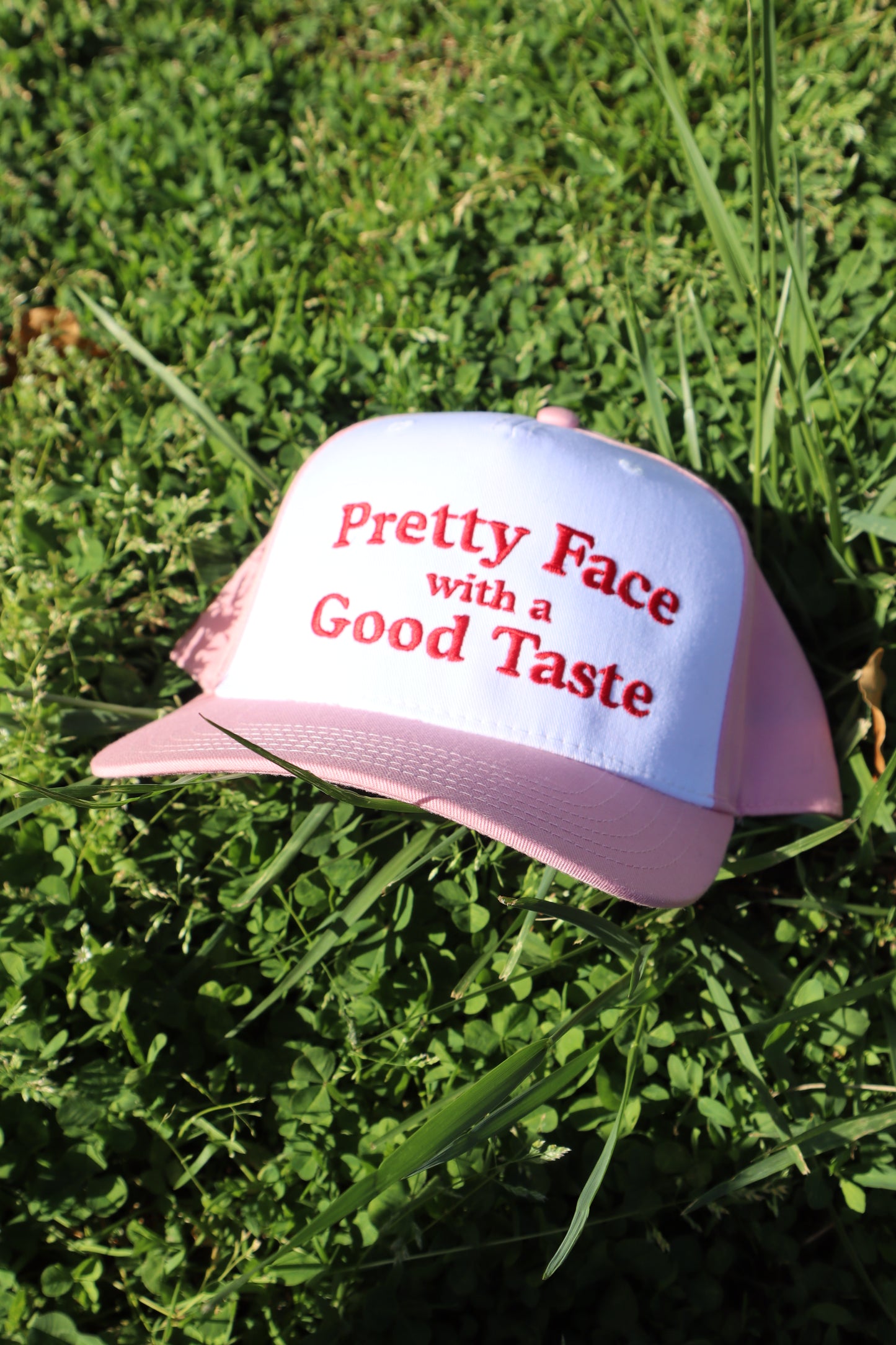 Embroidered Pretty Face Good Taste Hat, Unisex, Adult