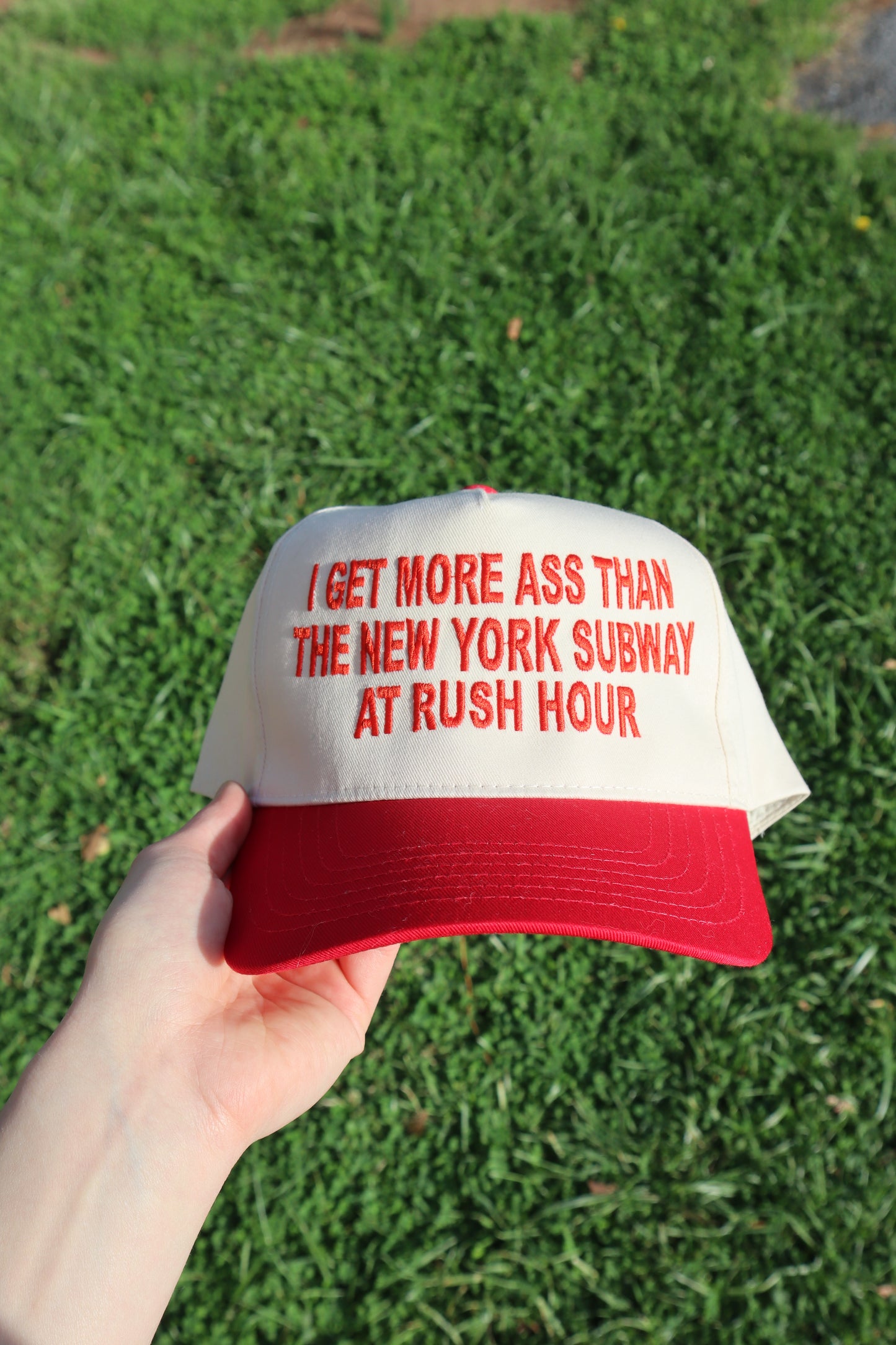 Embroidered I Get More As Than The New York Subway Hat, Unisex, Adult