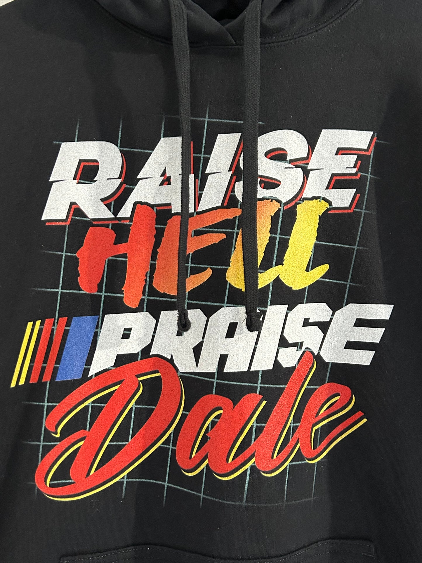 Vintage NASCAR Dale Earnhardt Raise Hell Praise Dale Hoodie