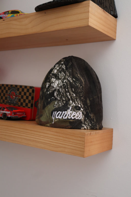 Embroidered New York Yankees Camo Beanie