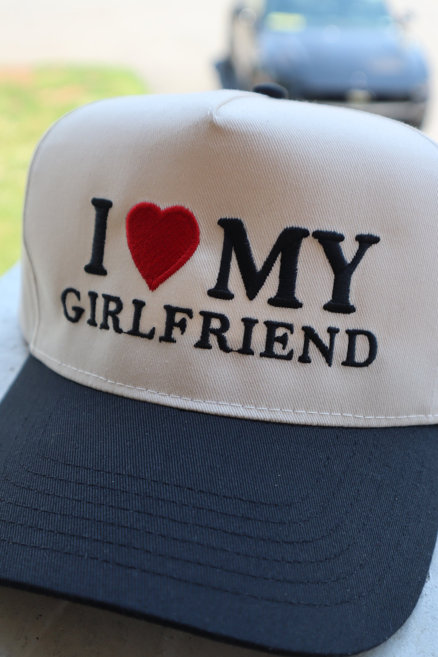 Embroidered I Love My Boyfriend/Husband, Girlfriend/Wife Hat, Unisex, Adult