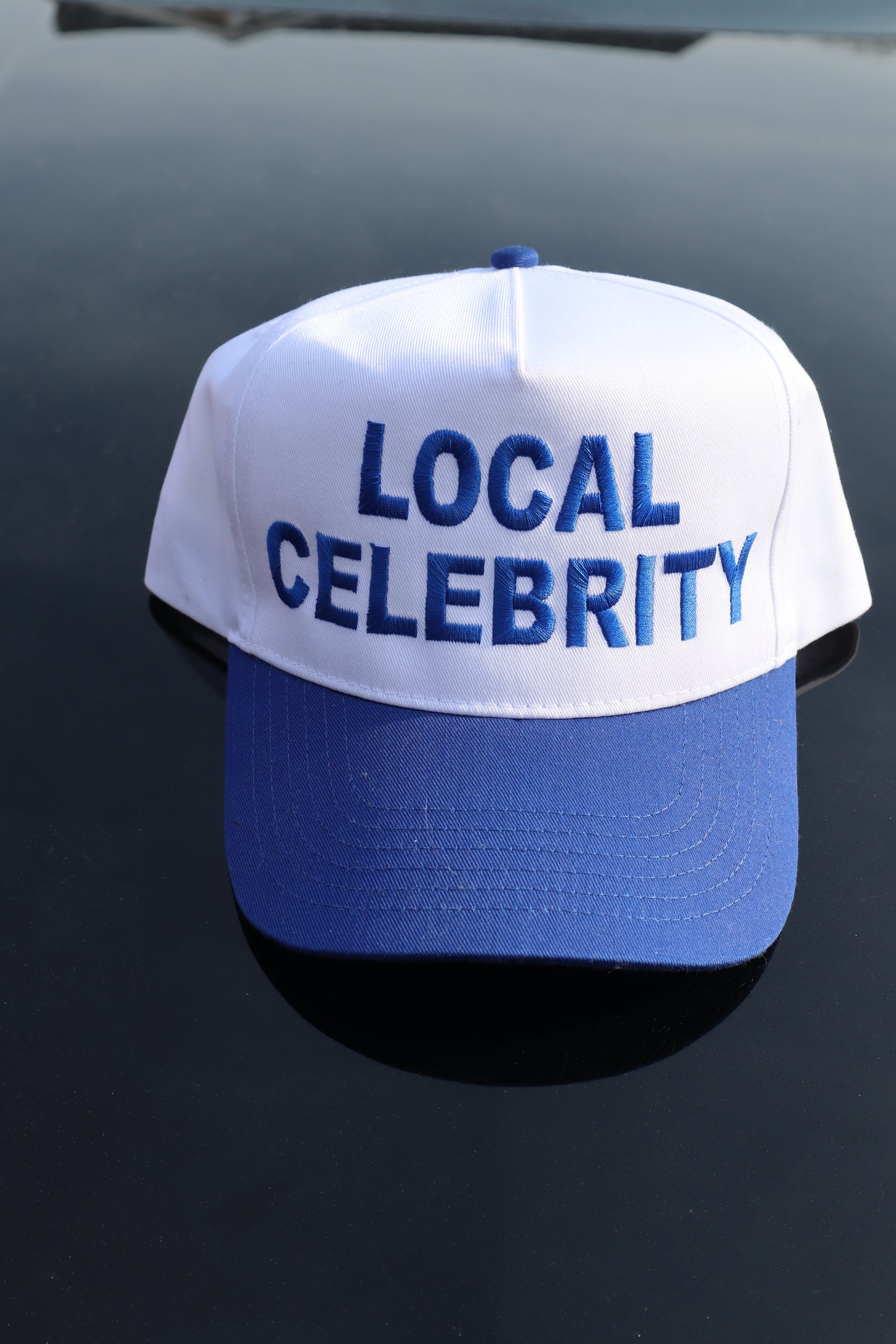 Embroidered "Local Celebrity" Hats, Unisex, Adult