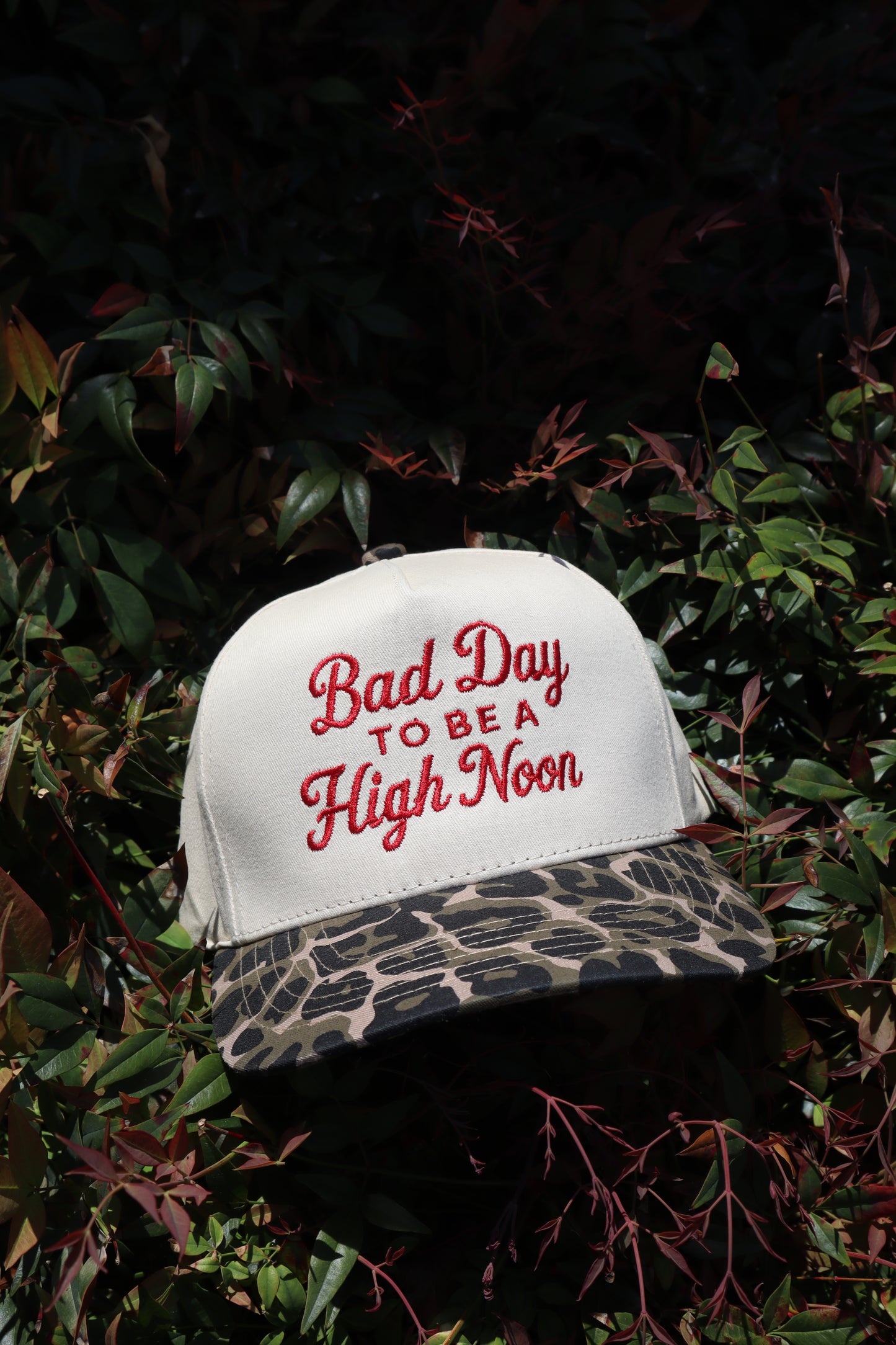 Embroidered It's a bad day to be a high, Leopard Print, Unisex, Adult, Hat