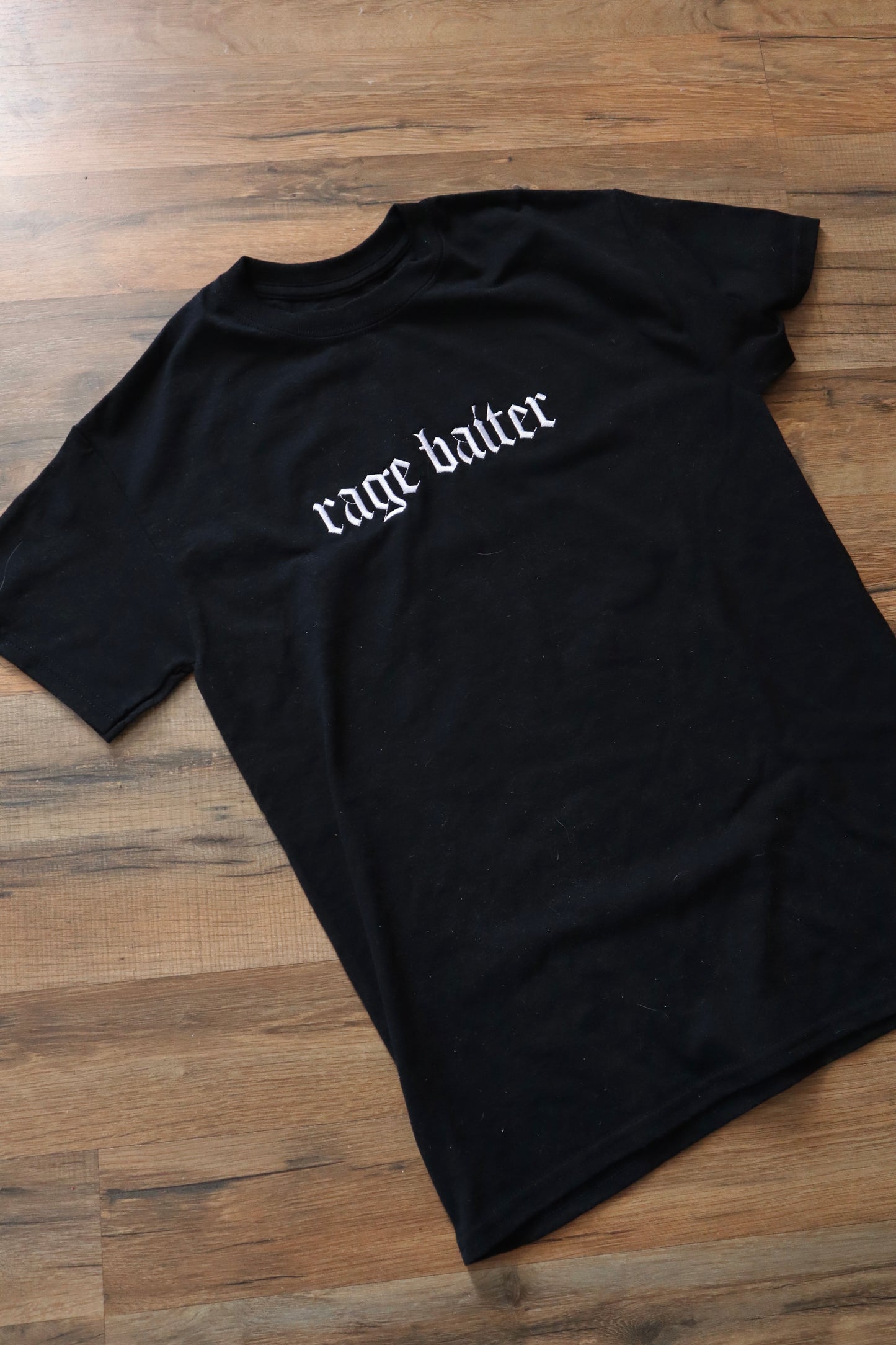Embroidered 'Rage Baiter' T-Shirt, Short Sleeve, Modern Classic fit, Unisex, Adult