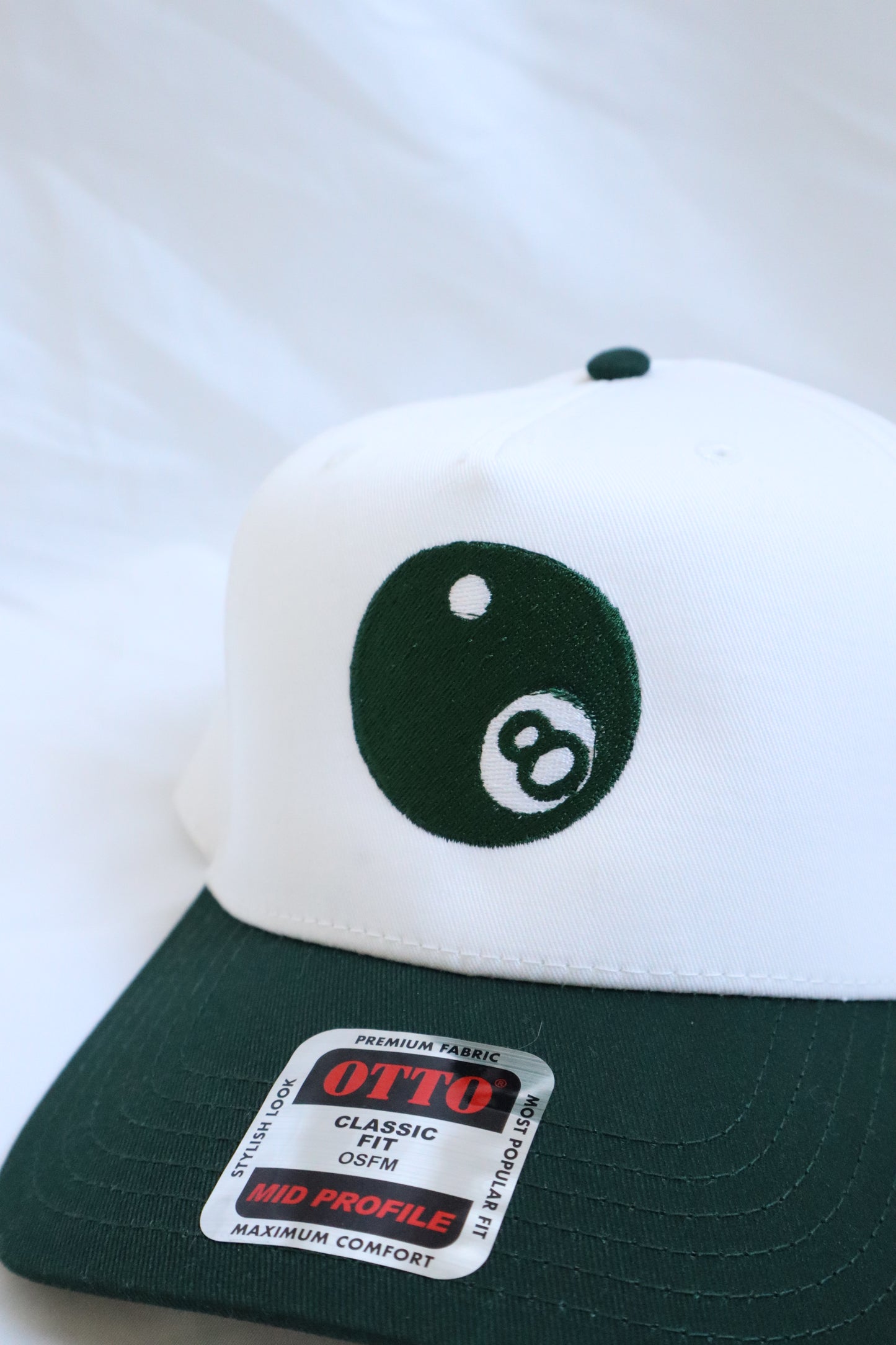 Embroidered 'Eight Ball' Hat, Unisex, Adult