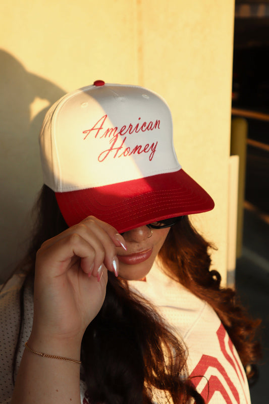 Embroidered 'American Honey' Hat, Unisex, Adult