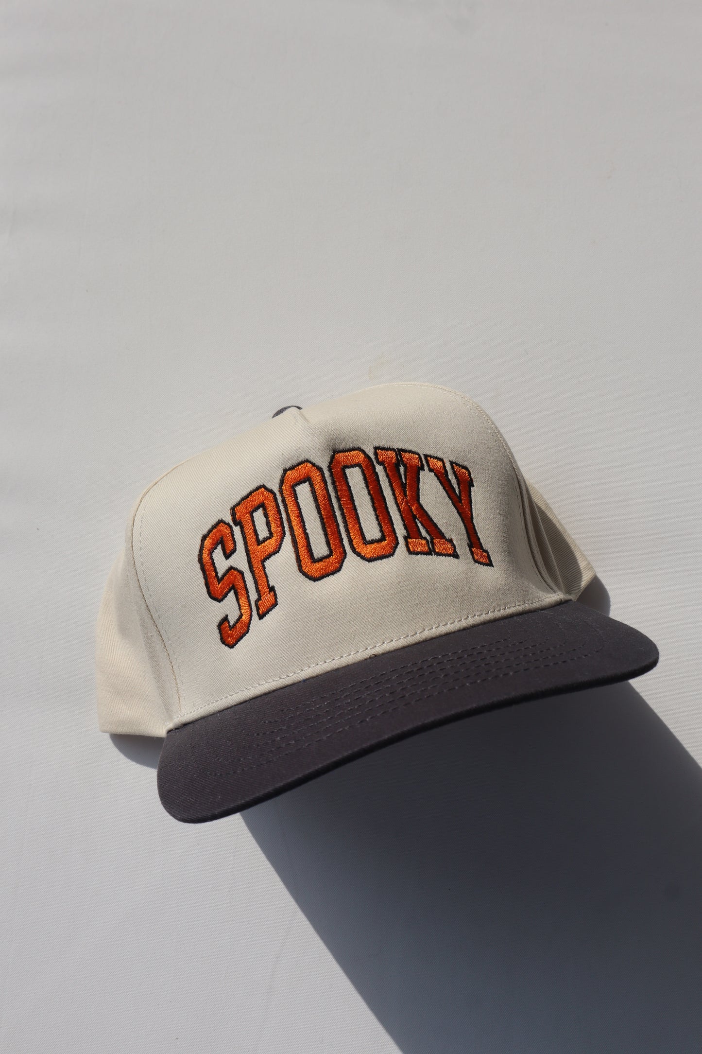 Embroidered Spooky Unisex, Halloween, 5-Panel, One Size Fits Most, Snapback Cap