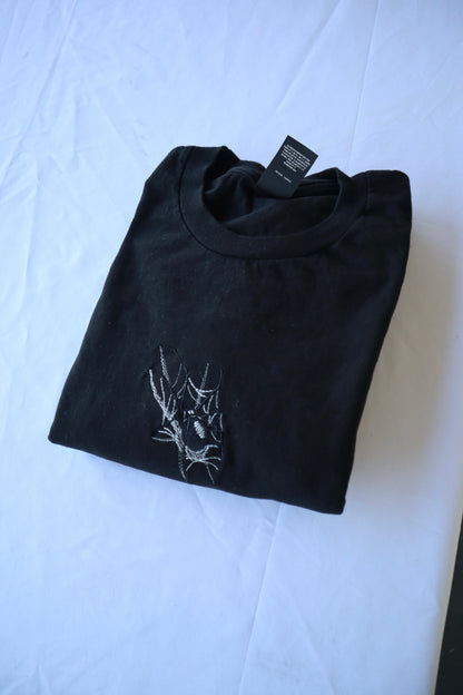 Embroidered 'Grunge Spider'  Hoodie or Crew Neck Long Sleeve, Classic fit, Unisex, Adult