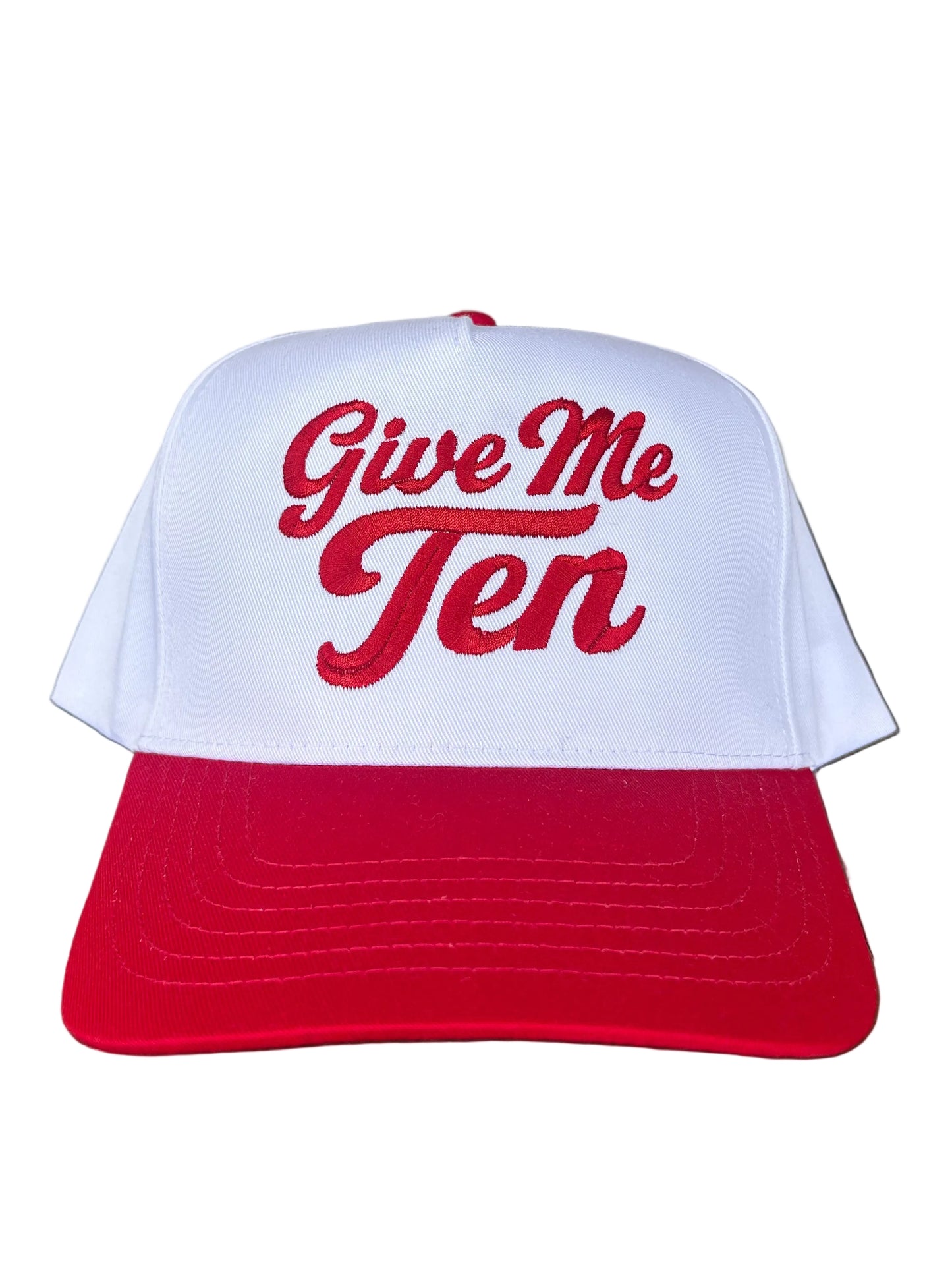 Embroidered 'Give Me Ten' Hat, Unisex, Adult