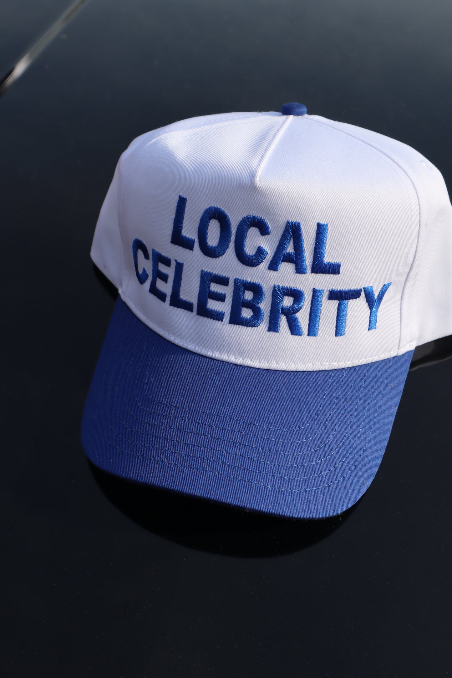 Embroidered "Local Celebrity" Hats, Unisex, Adult