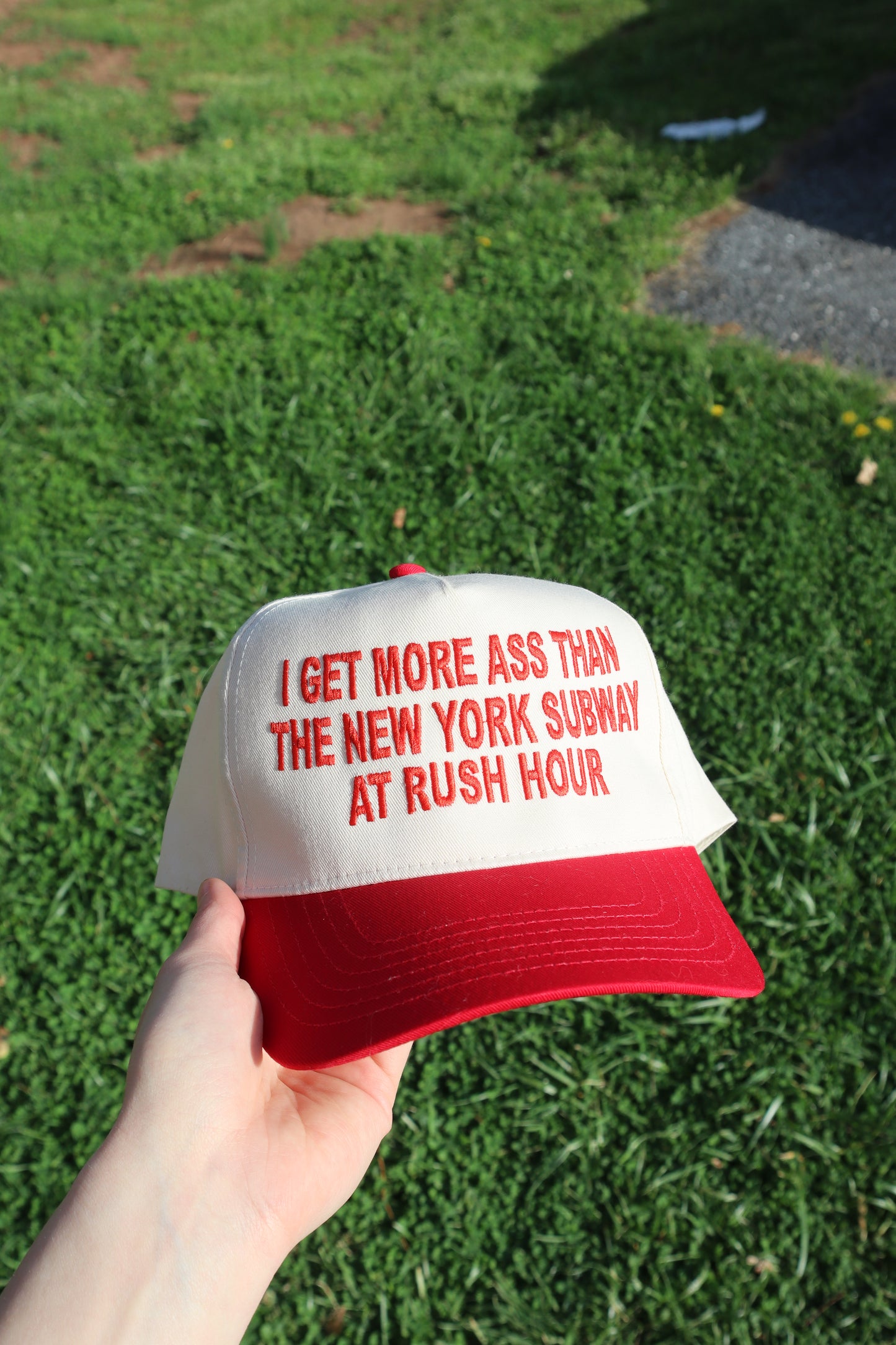 Embroidered I Get More As Than The New York Subway Hat, Unisex, Adult