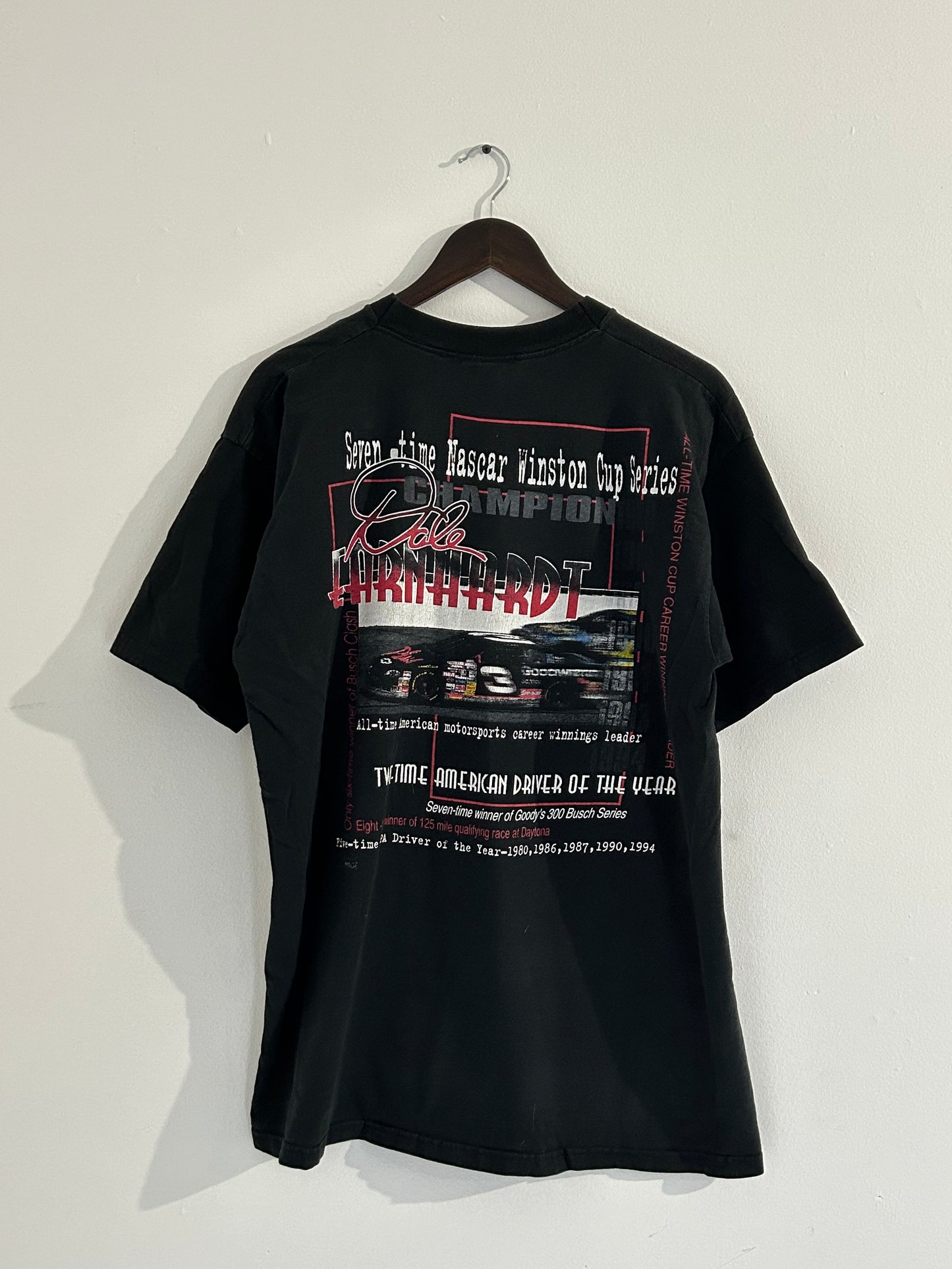 Vintage NASCAR Dale Earnhardt American Driver Of The Year T-Shirt