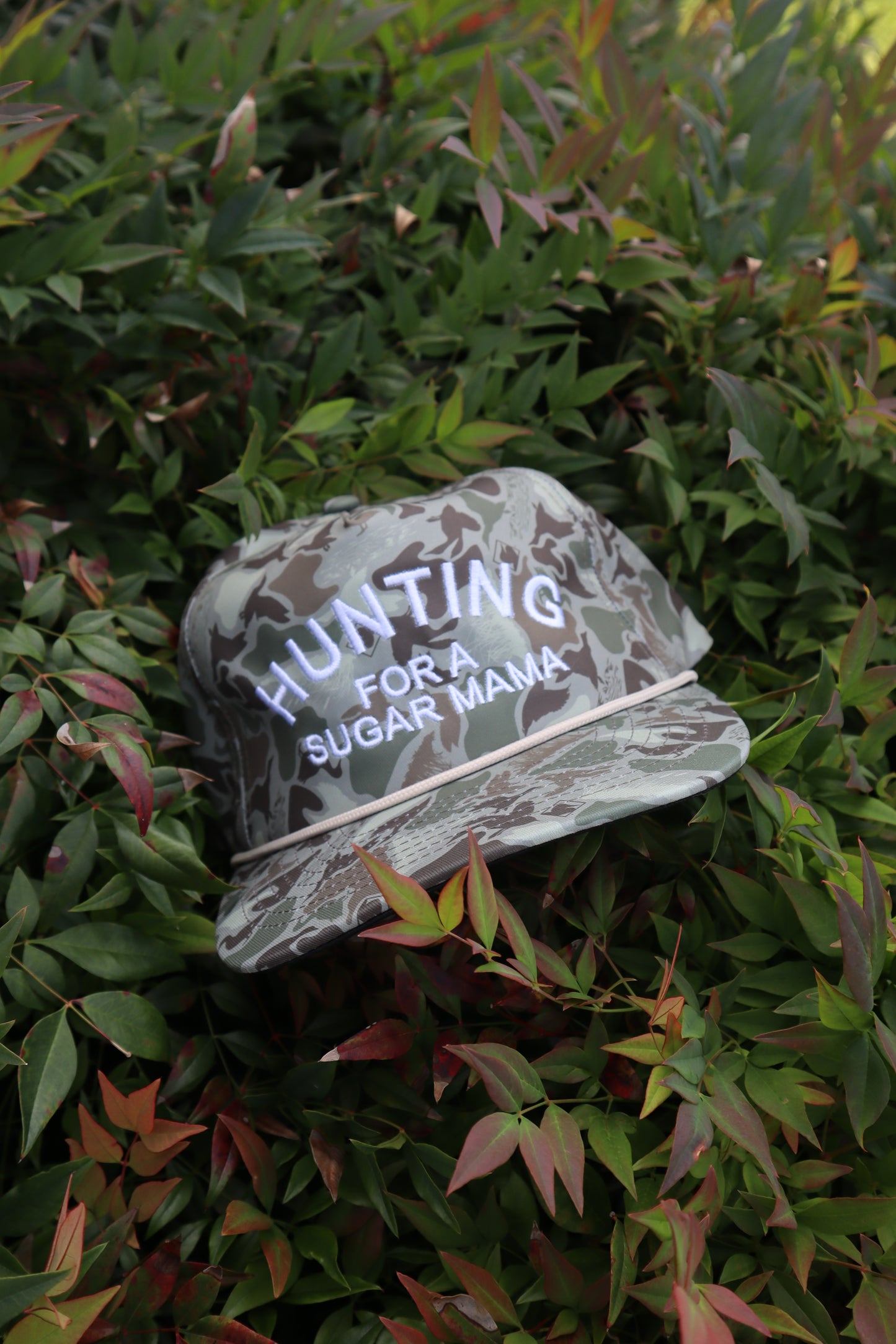 Hunting For A Sugar Mama Duck Camo Cap, Unisex, Adult, Snapback